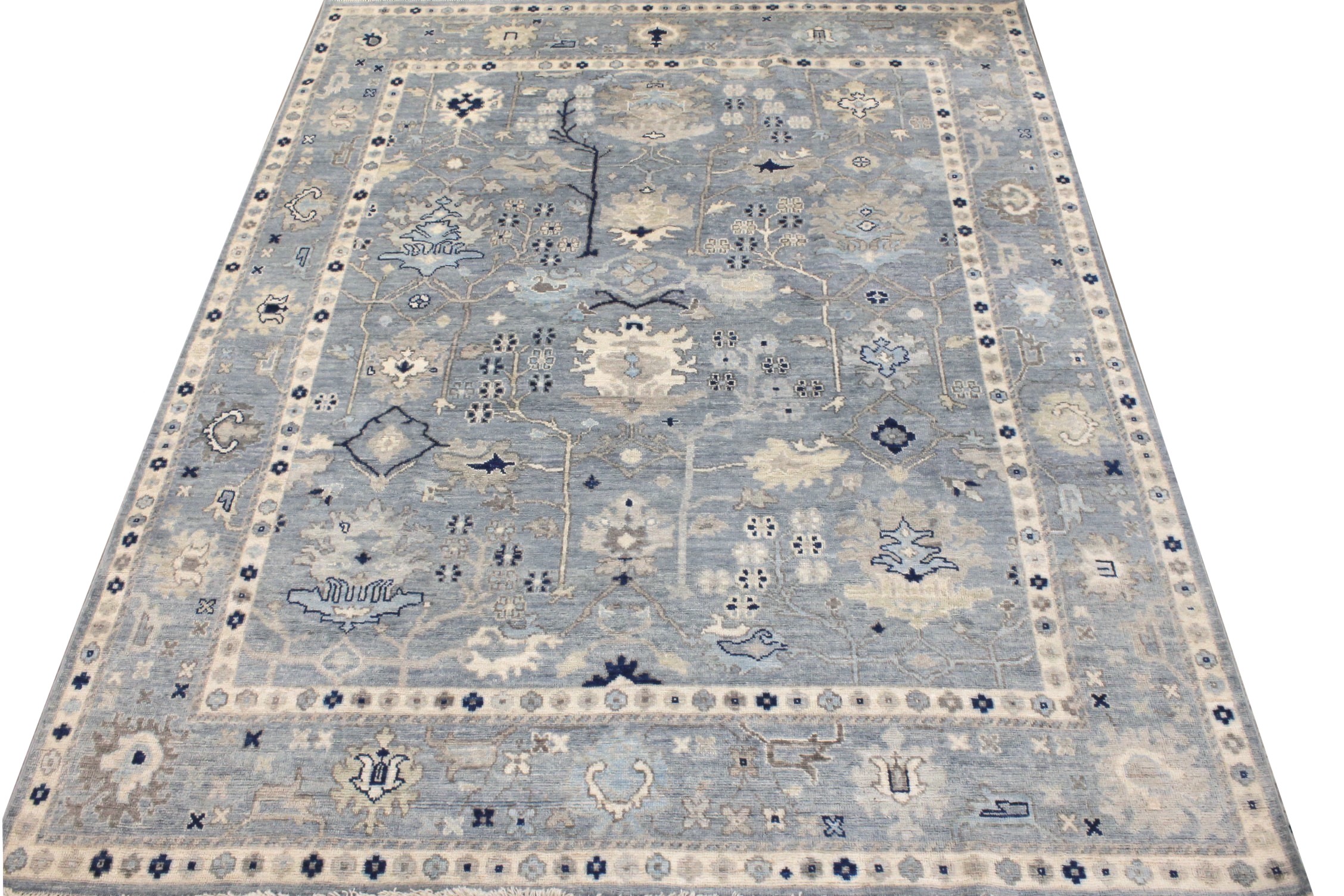 8x10 Oushak Hand Knotted Wool Area Rug - MR026995