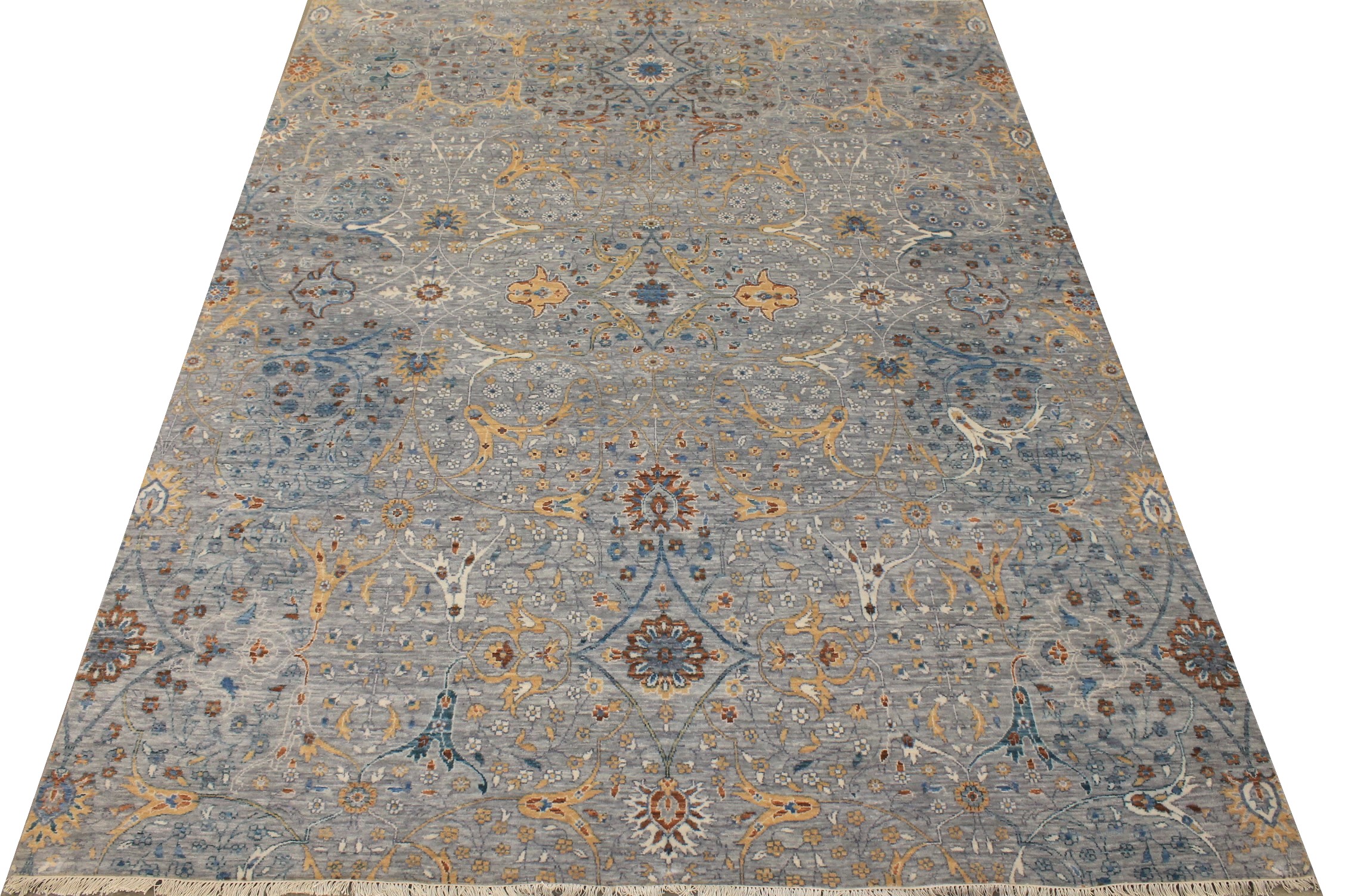 8x10 Traditional Hand Knotted Wool Area Rug - MR027006