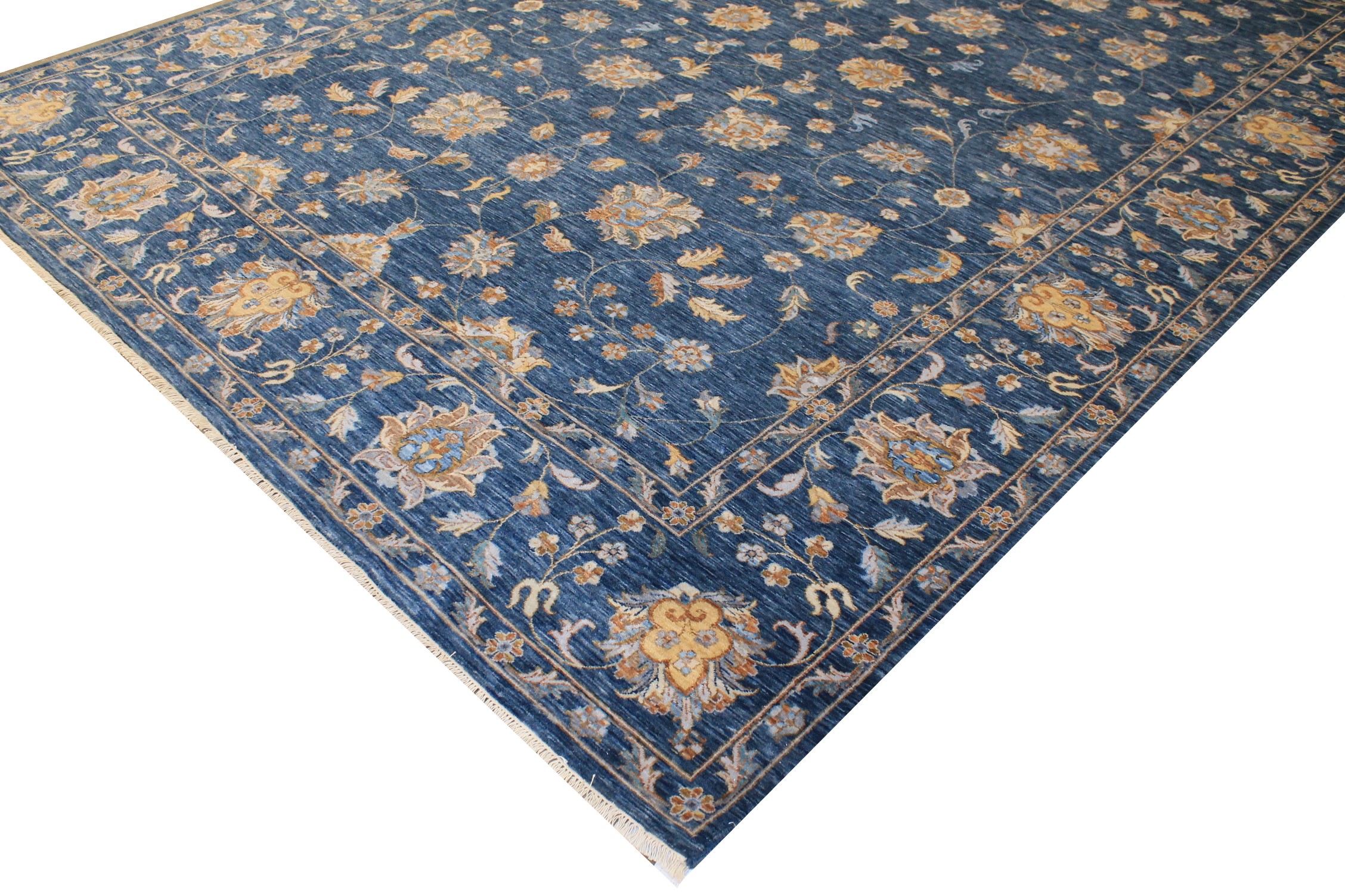 10x14 Traditional Hand Knotted Wool Area Rug - MR027008