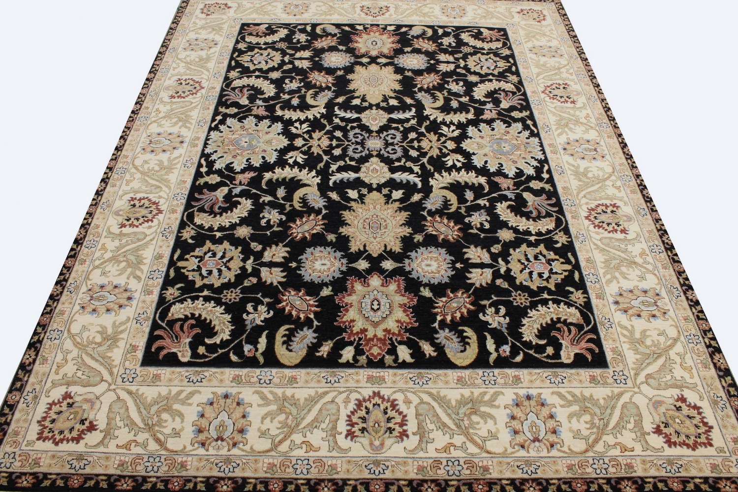 9x12 Traditional Hand Knotted Wool Area Rug - MR027022