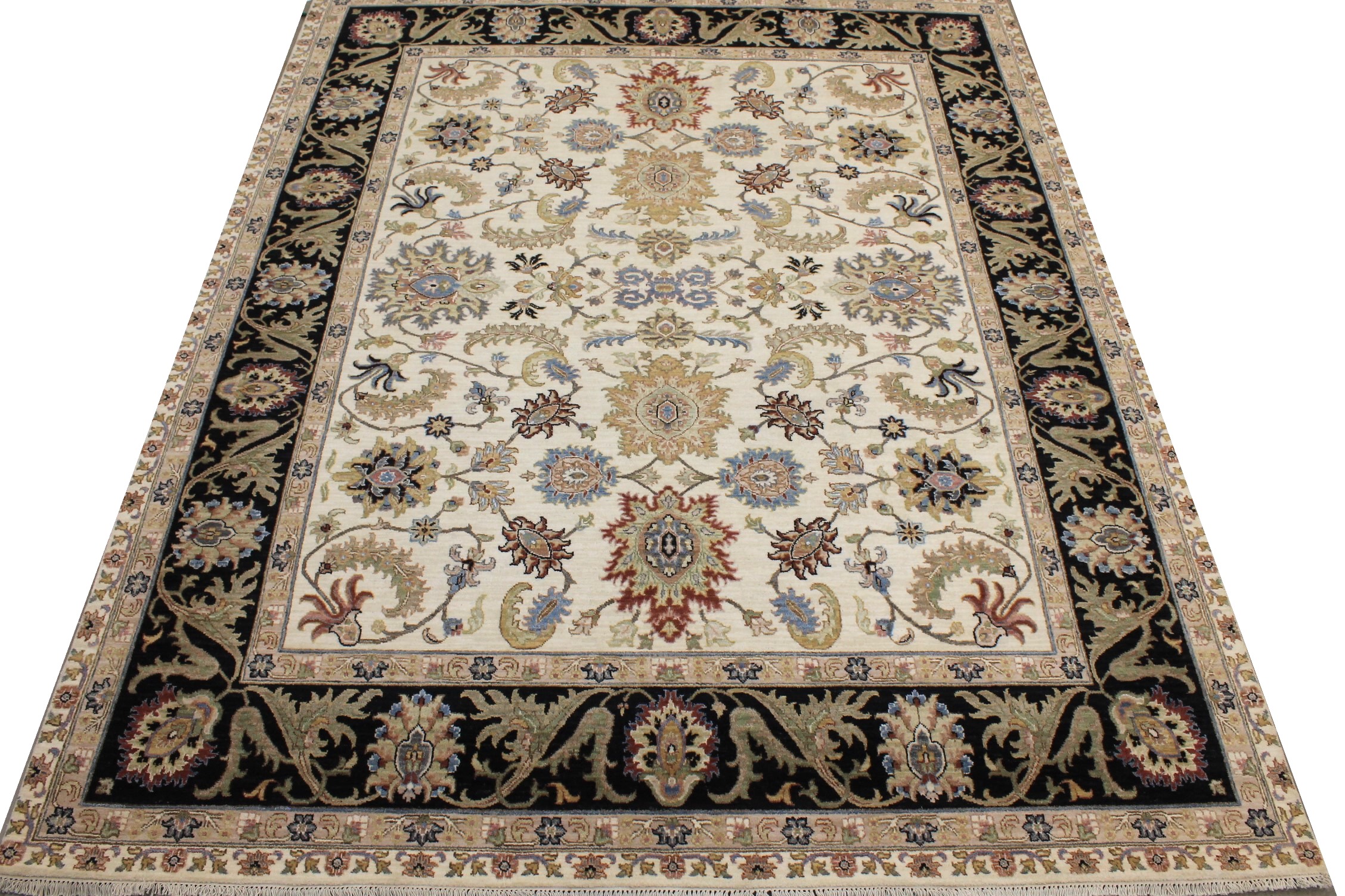 8x10 Traditional Hand Knotted Wool Area Rug - MR027025