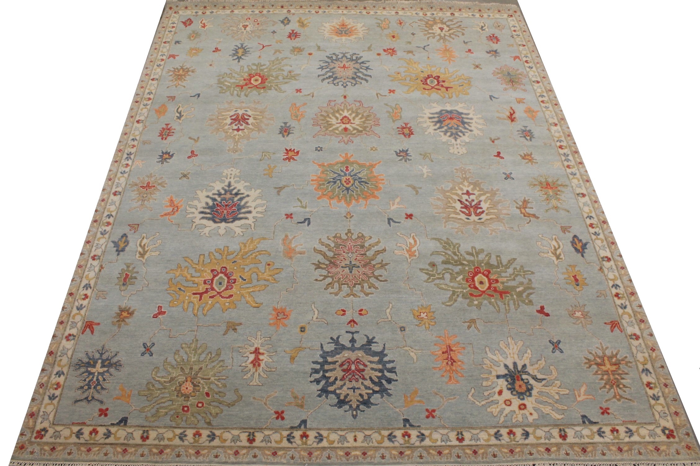 8x10 Traditional Hand Knotted Wool Area Rug - MR027057