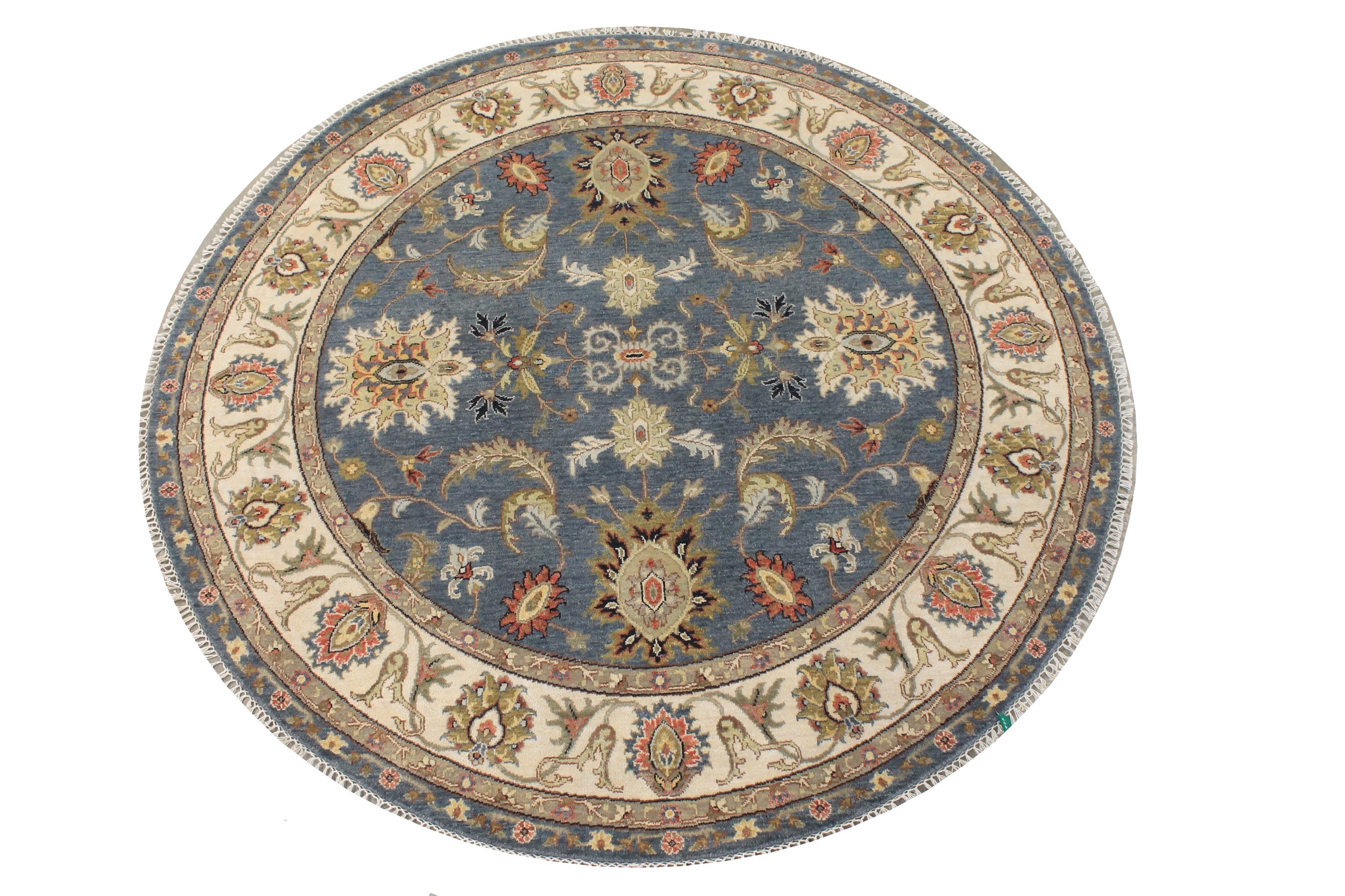 6 ft. - 7 ft. Round & Square Traditional Hand Knotted Wool Area Rug - MR027063