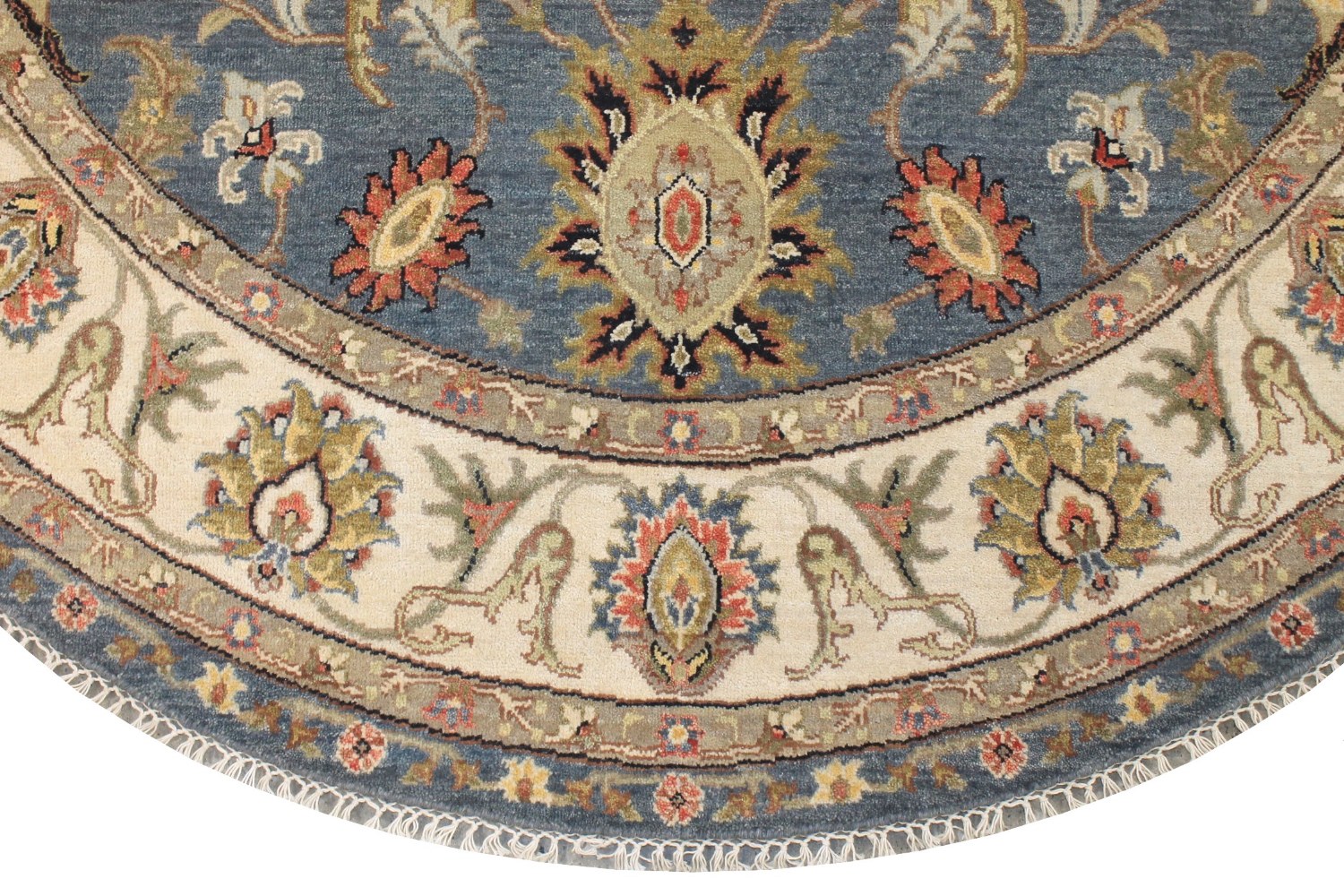 6 ft. - 7 ft. Round & Square Traditional Hand Knotted Wool Area Rug - MR027063