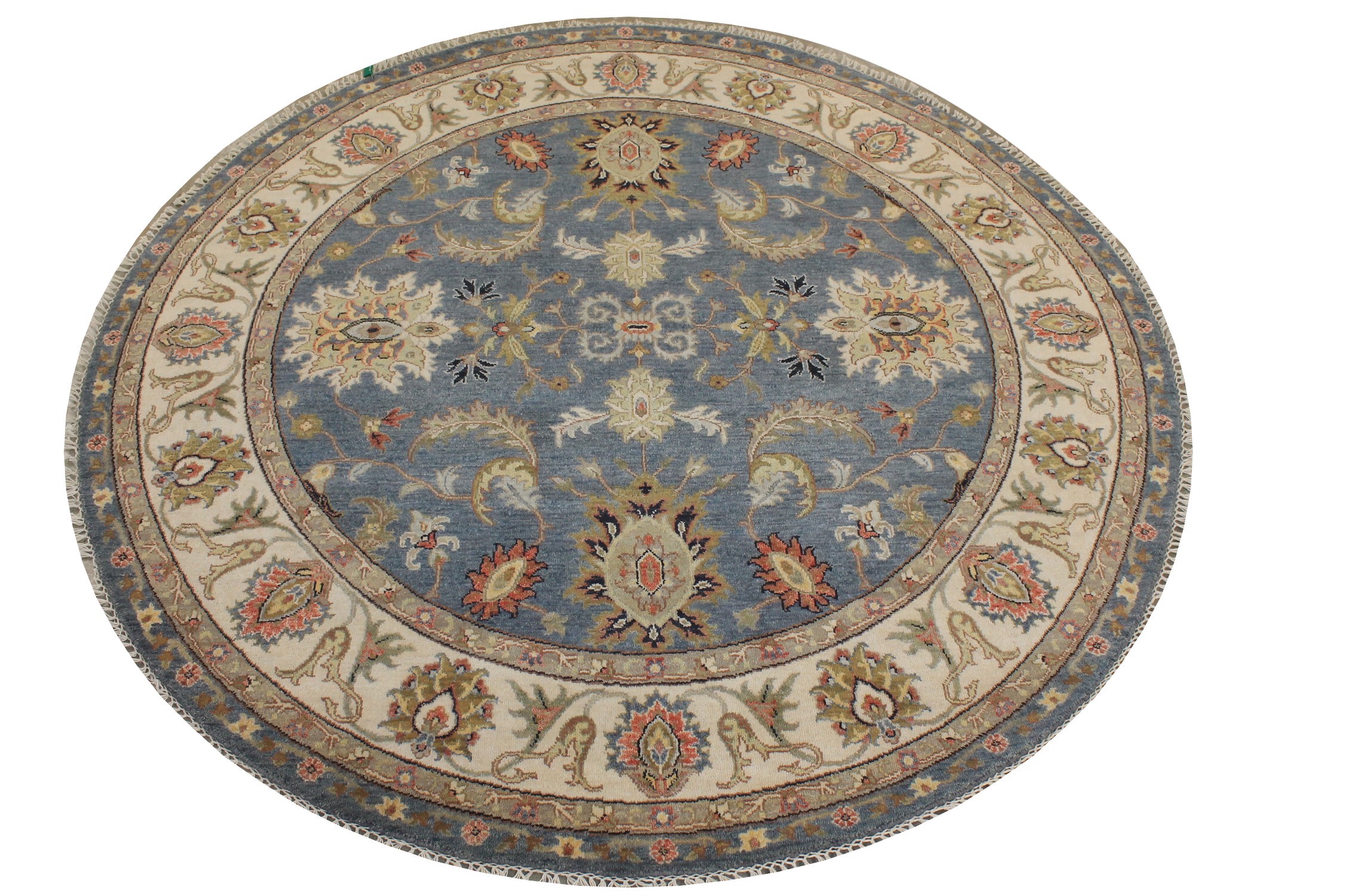 6 ft. - 7 ft. Round & Square Traditional Hand Knotted Wool Area Rug - MR027063