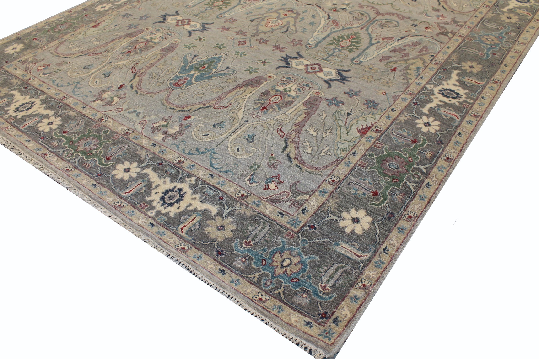 6x9 Traditional Hand Knotted Wool Area Rug - MR027078