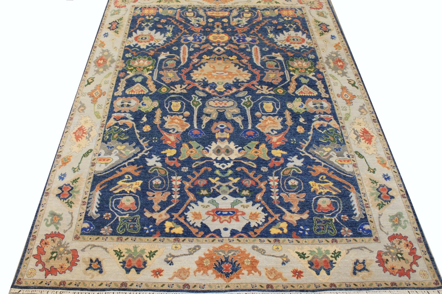 9x12 Traditional Hand Knotted Wool Area Rug - MR027103