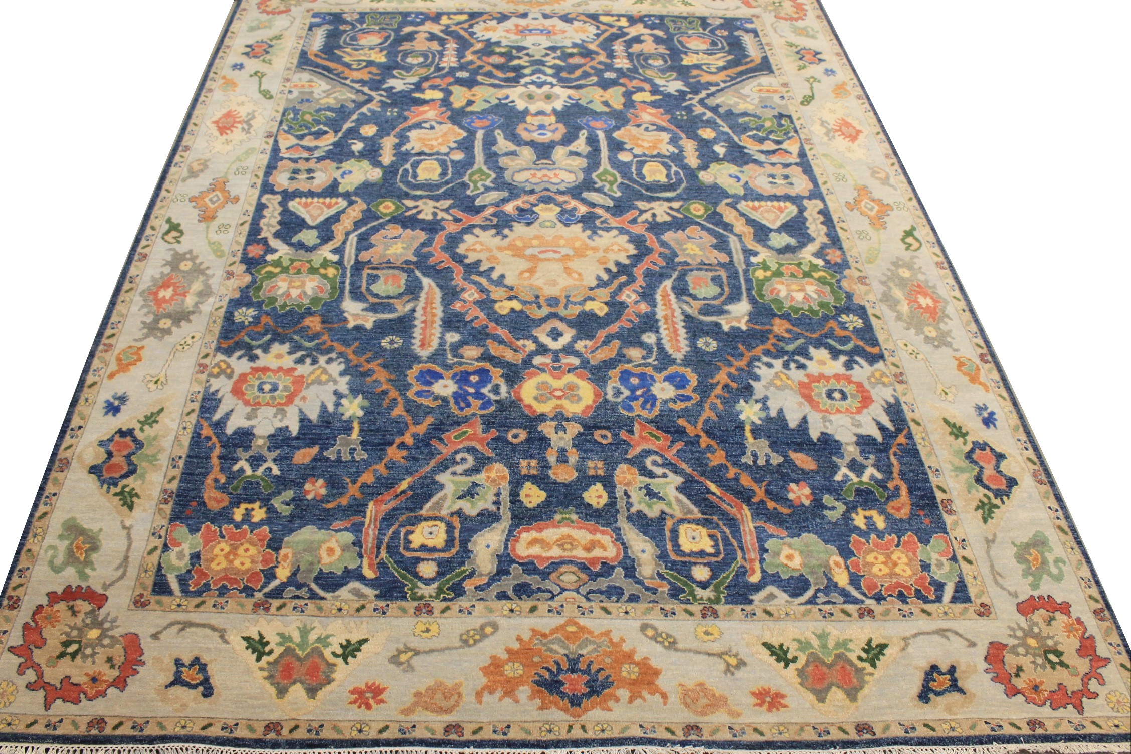 9x12 Traditional Hand Knotted Wool Area Rug - MR027103