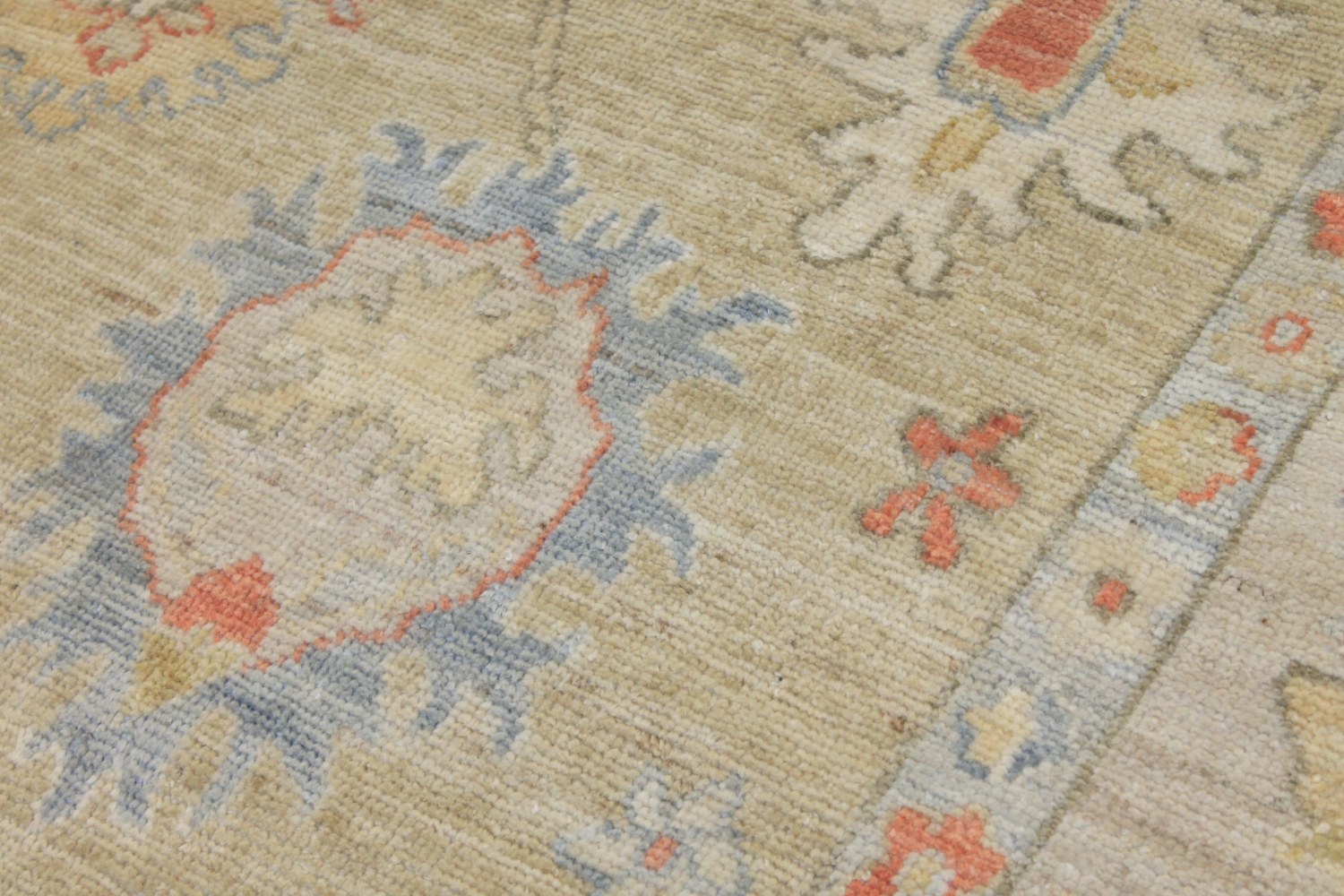 6x9 Oushak Hand Knotted Wool Area Rug - MR027134