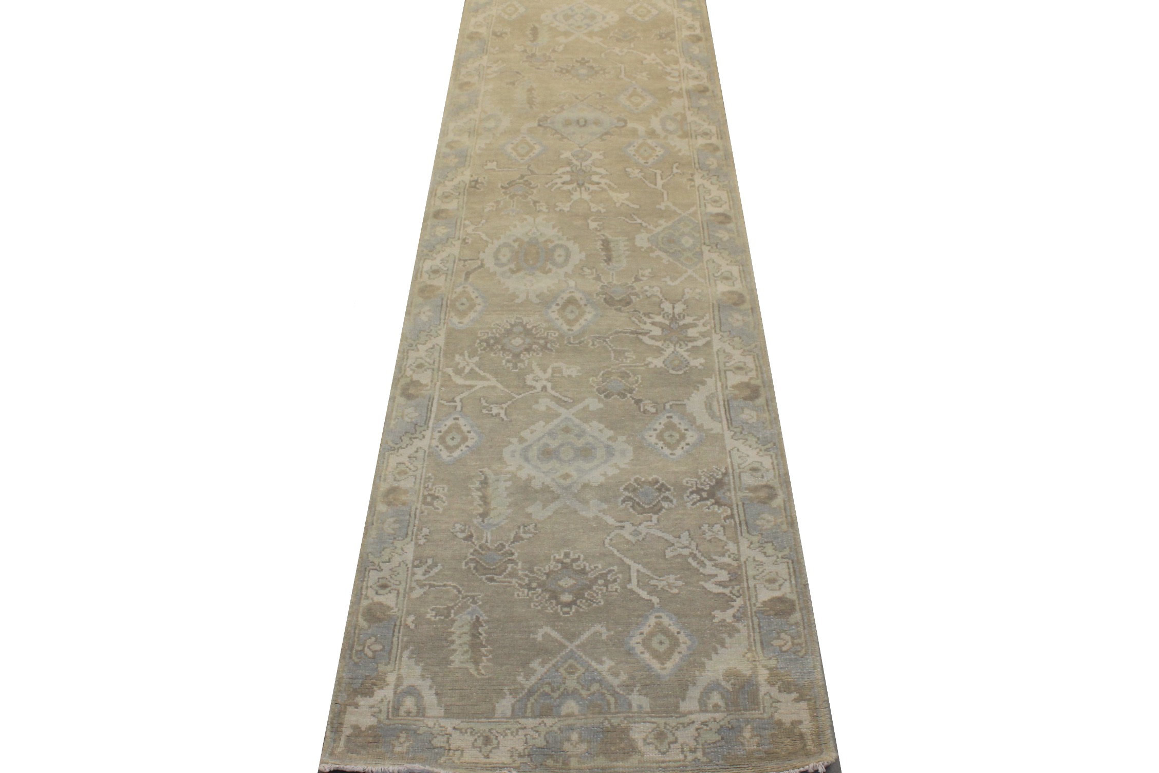 13 ft. & Longer Runner Oushak Hand Knotted Wool Area Rug - MR027219