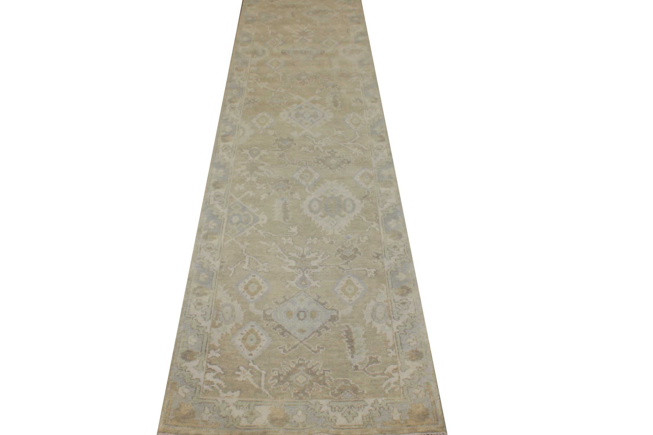 13 ft. & Longer Runner Oushak Hand Knotted Wool Area Rug - MR027219