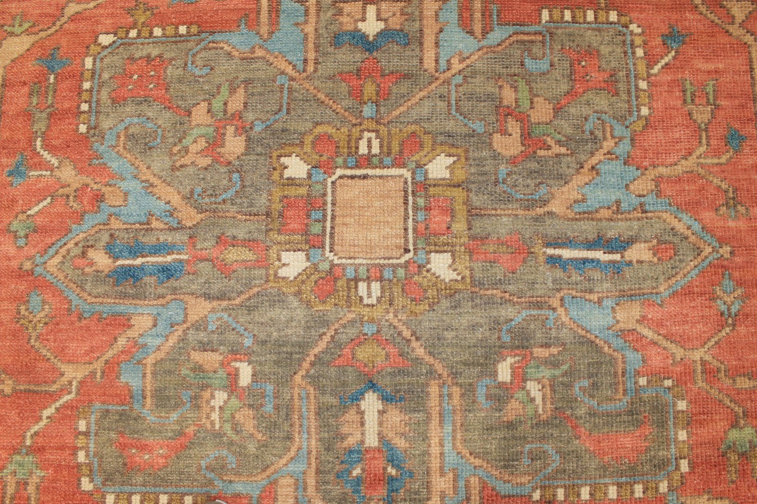 9x12 Heriz/Serapi Hand Knotted Wool Area Rug - MR027226