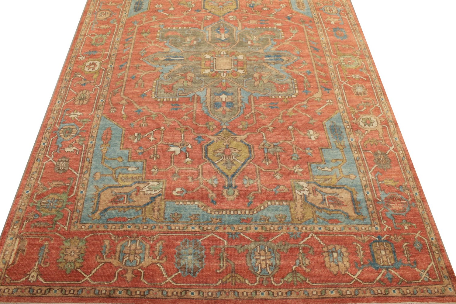 9x12 Heriz/Serapi Hand Knotted Wool Area Rug - MR027226