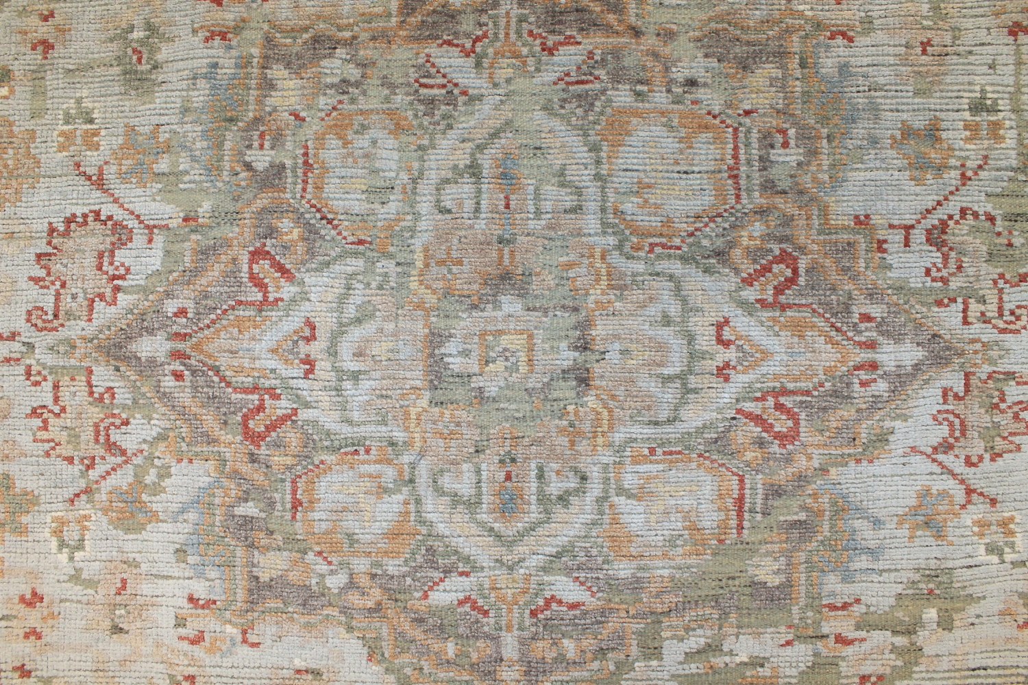 6x9 Oushak Hand Knotted Wool & Viscose Area Rug - MR027230