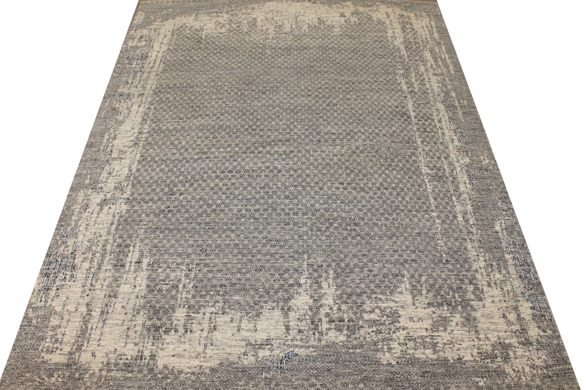 8x10 Modern Hand Knotted Wool Area Rug - MR027236