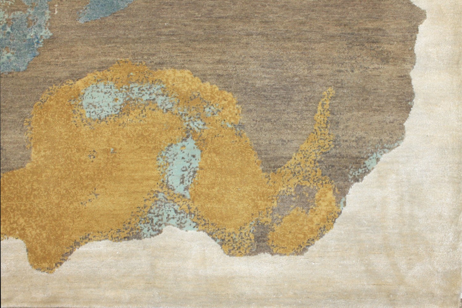 10x14 Modern Hand Knotted Wool & Viscose Area Rug - MR027243