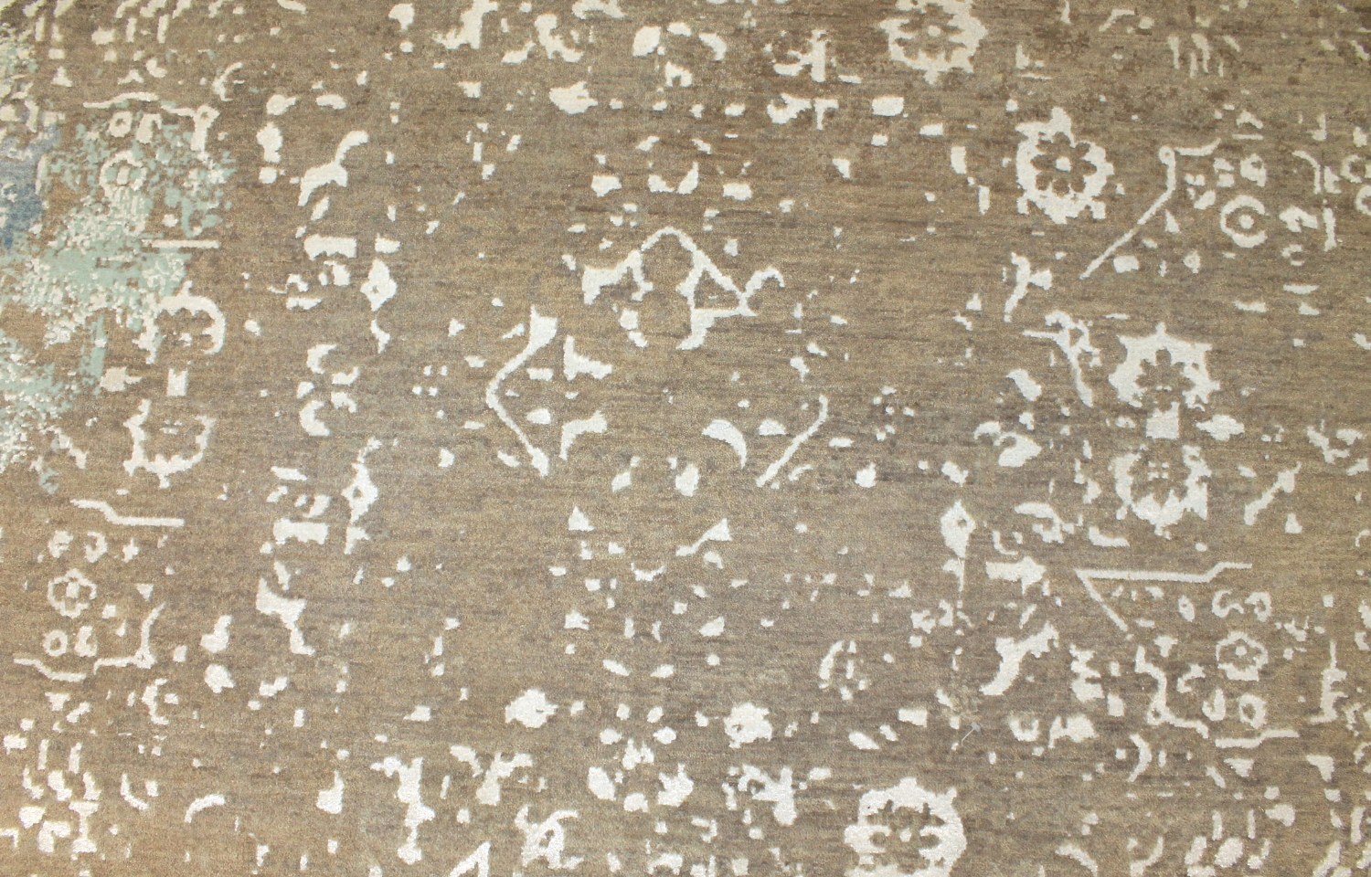 10x14 Modern Hand Knotted Wool & Viscose Area Rug - MR027243