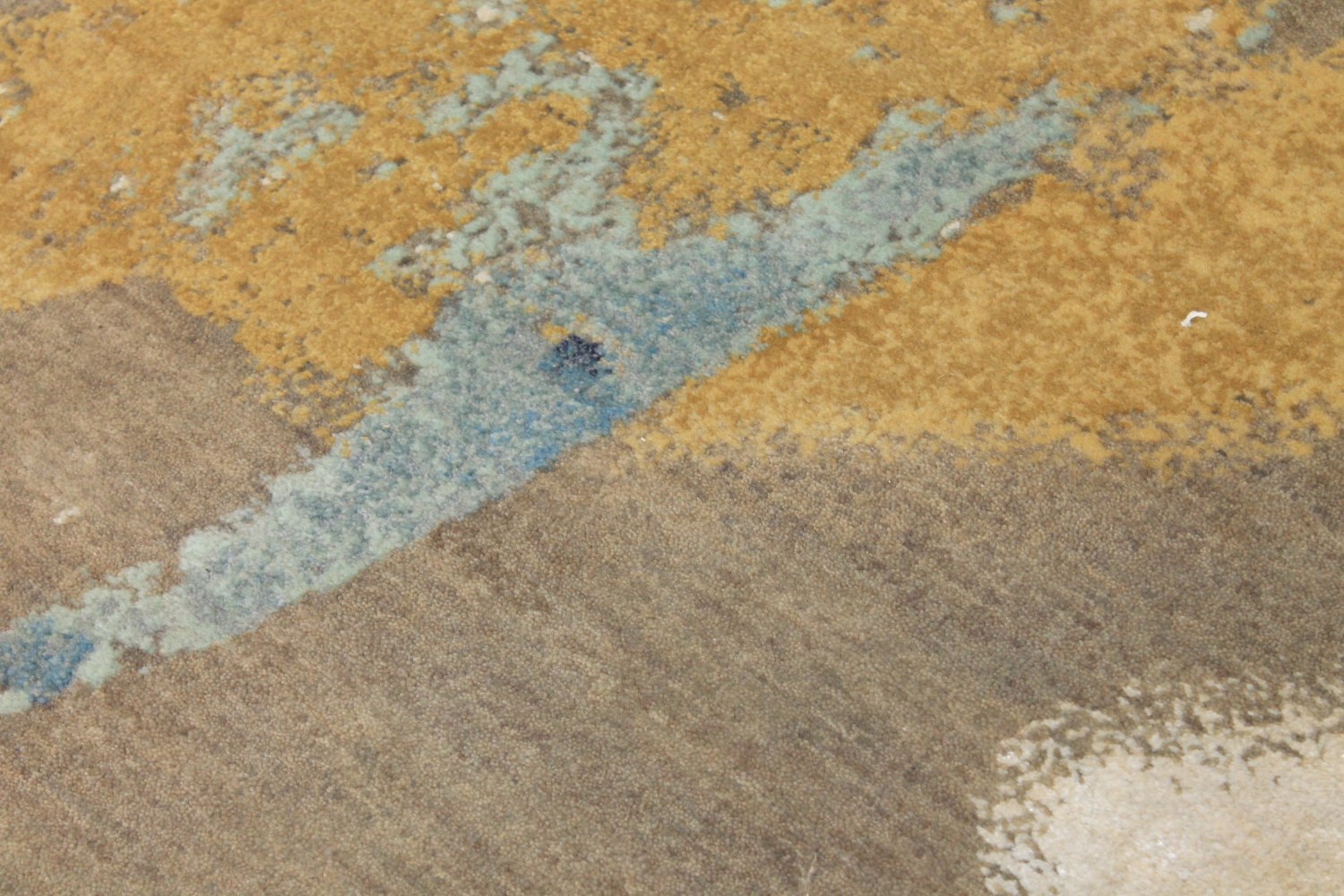 10x14 Modern Hand Knotted Wool & Viscose Area Rug - MR027243