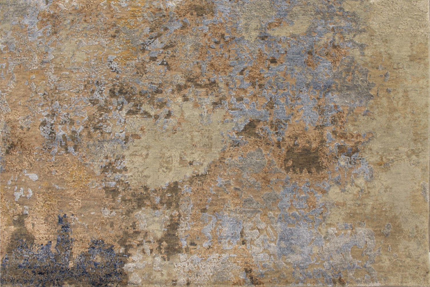 10x14 Modern Hand Knotted Wool & Viscose Area Rug - MR027244
