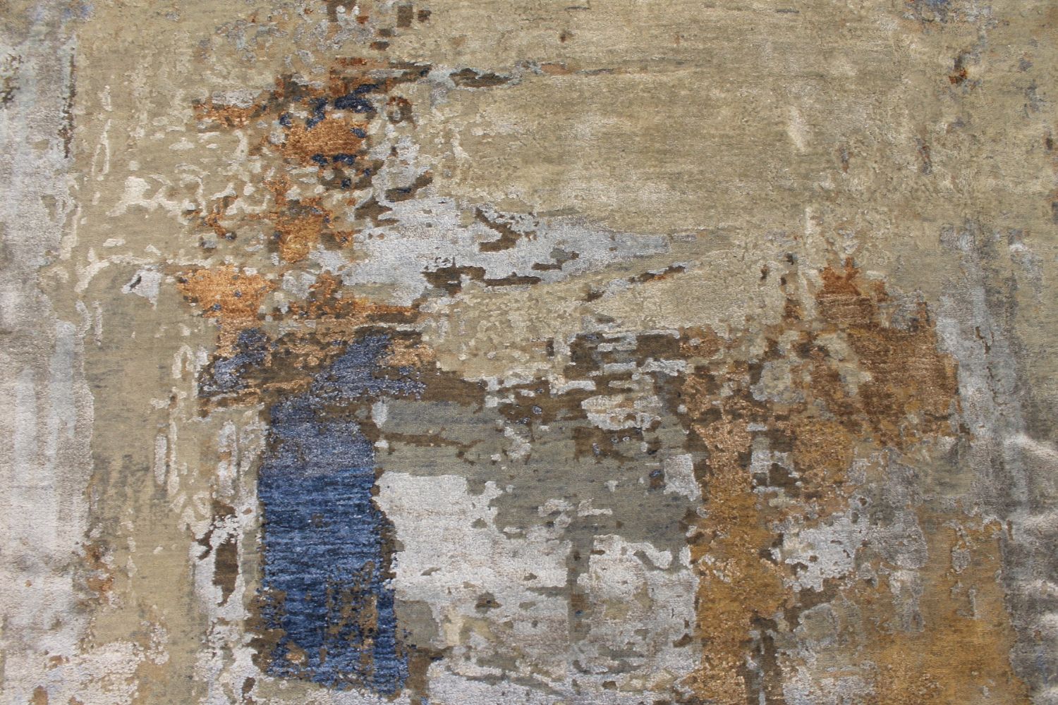 10x14 Modern Hand Knotted Wool & Viscose Area Rug - MR027244