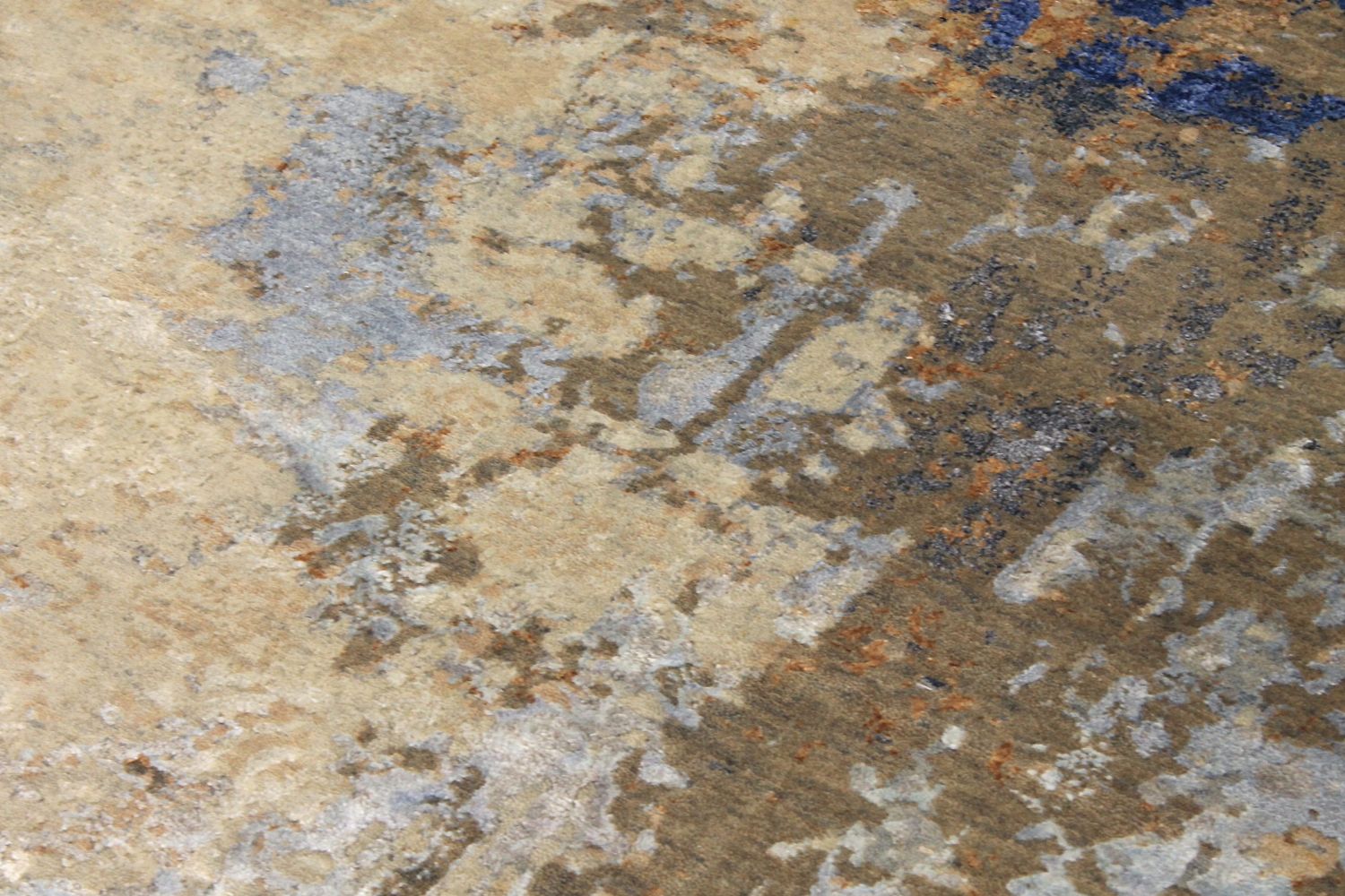 10x14 Modern Hand Knotted Wool & Viscose Area Rug - MR027244
