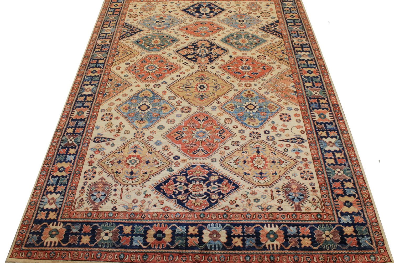 8x10 Aryana & Antique Revivals Hand Knotted Wool Area Rug - MR027258