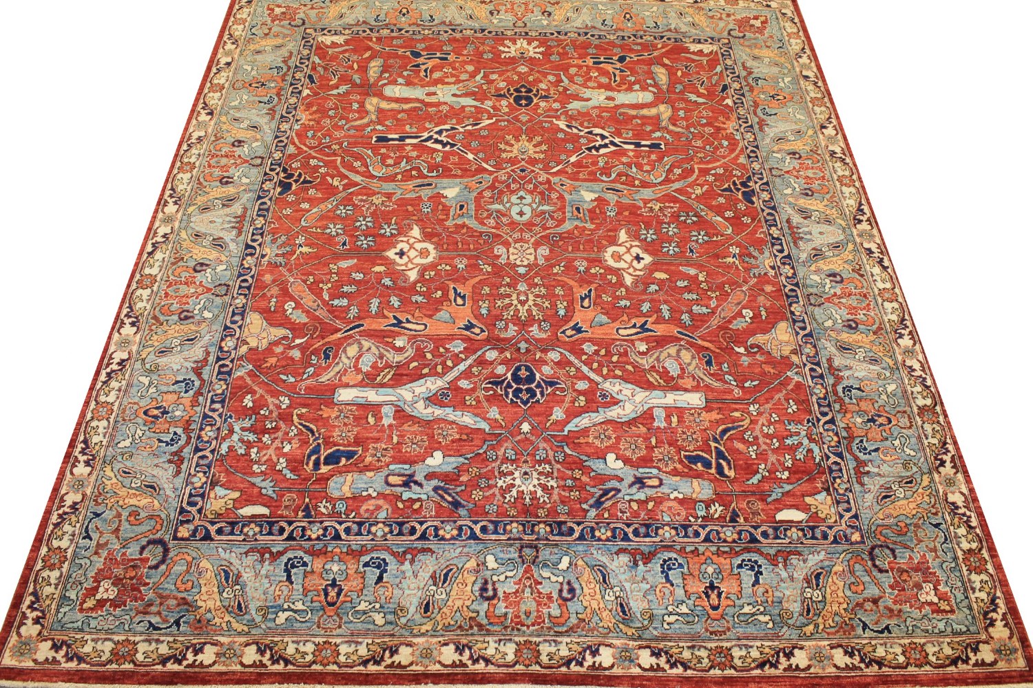 8x10 Aryana & Antique Revivals Hand Knotted Wool Area Rug - MR027261
