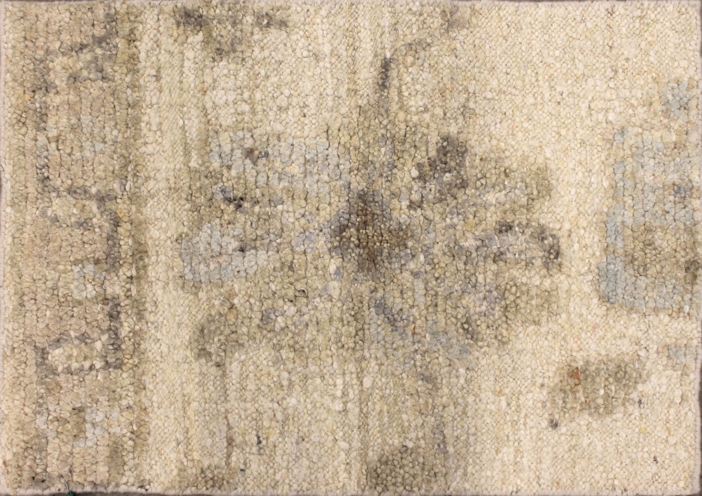 2X3 Oushak Hand Knotted Wool Area Rug - MR027331
