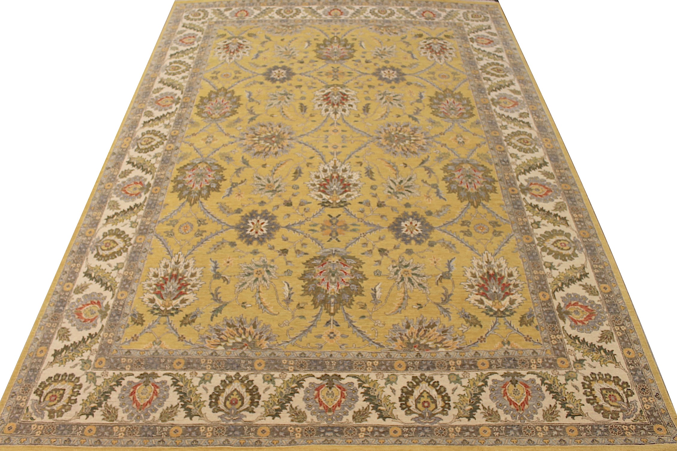 9x12 Oriental Hand Knotted Wool Area Rug - MR027354