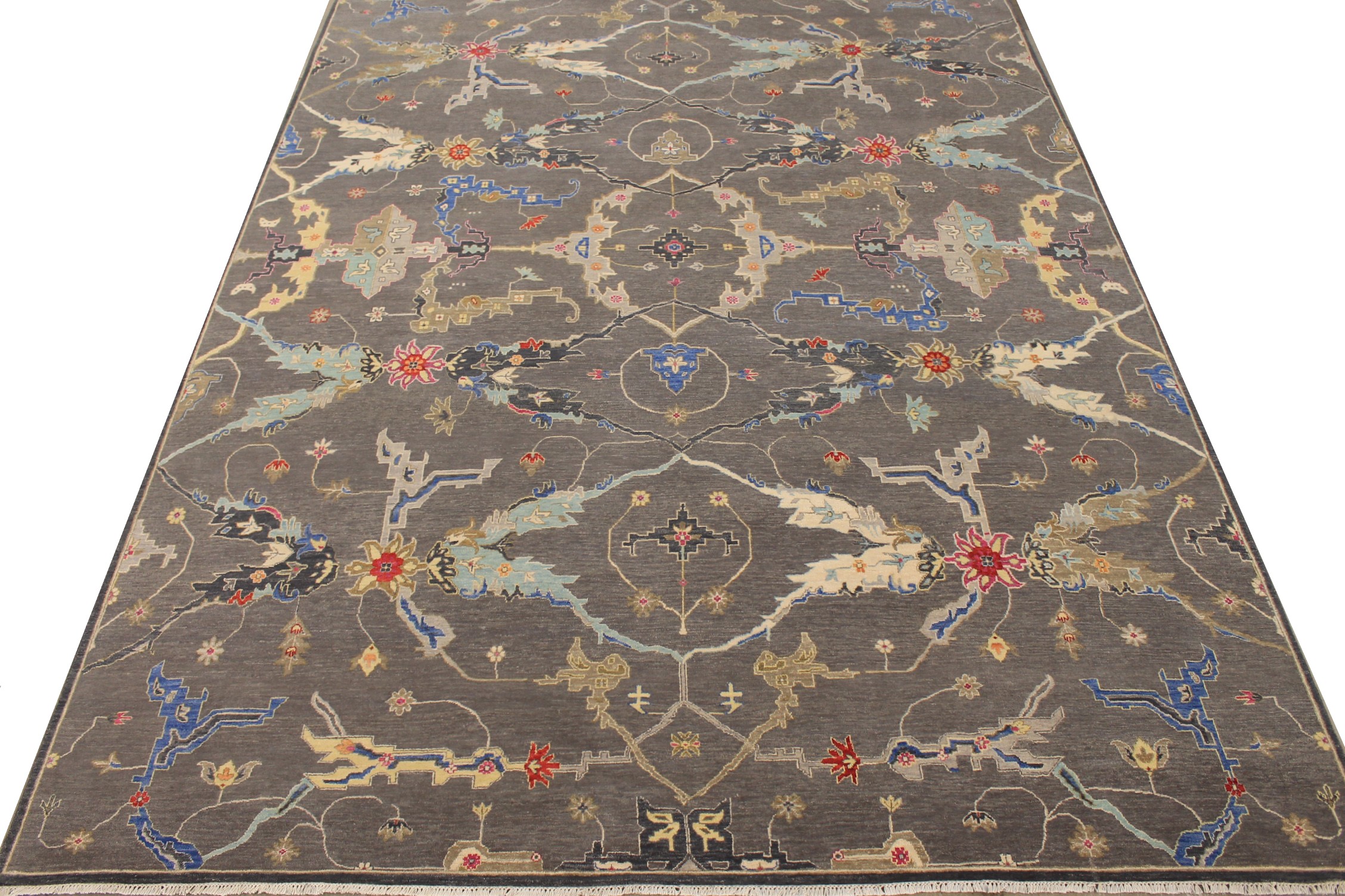 10x14 Oriental Hand Knotted Wool Area Rug - MR027357