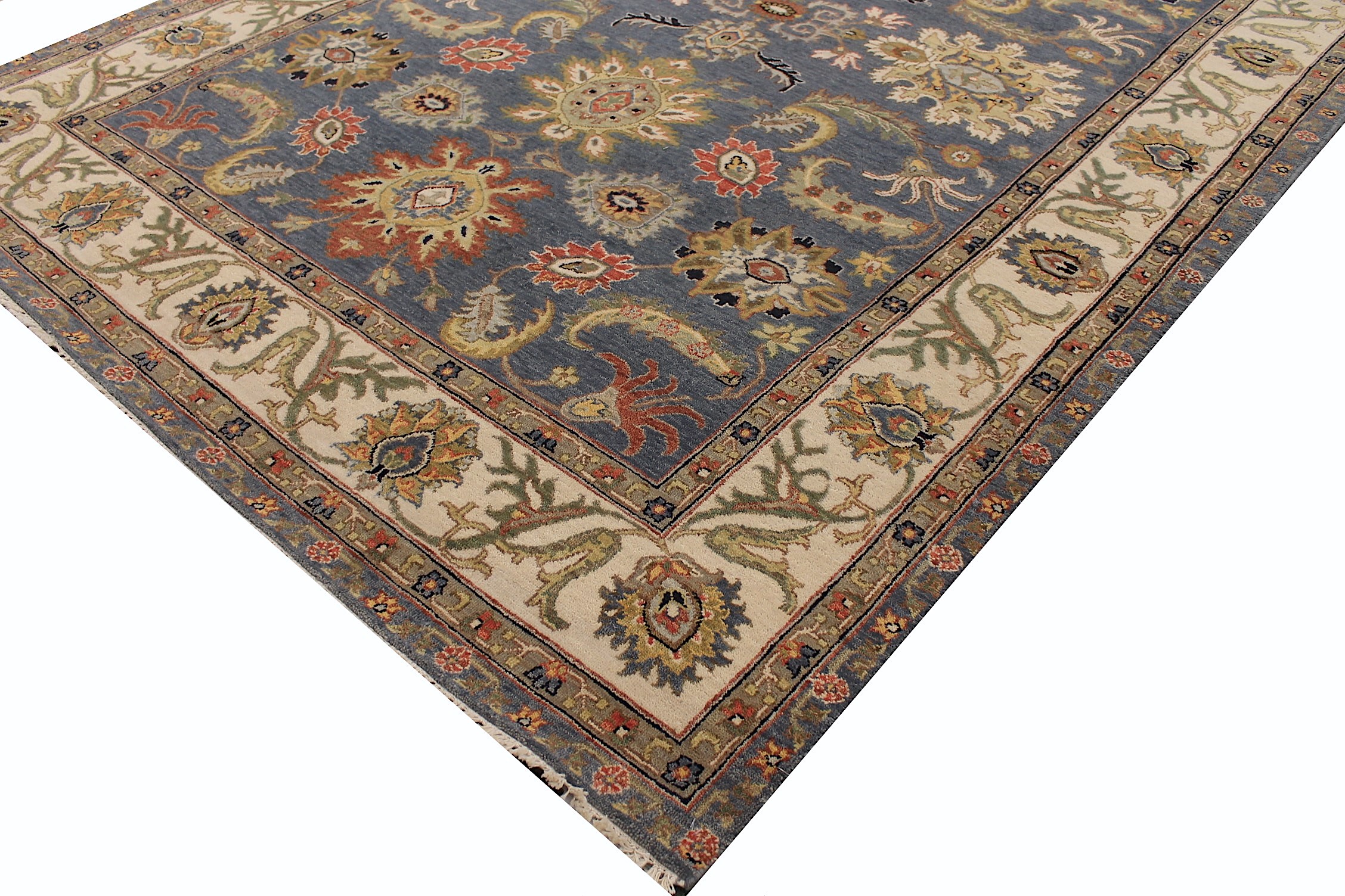 6x9 Oriental Hand Knotted Wool Area Rug - MR027360