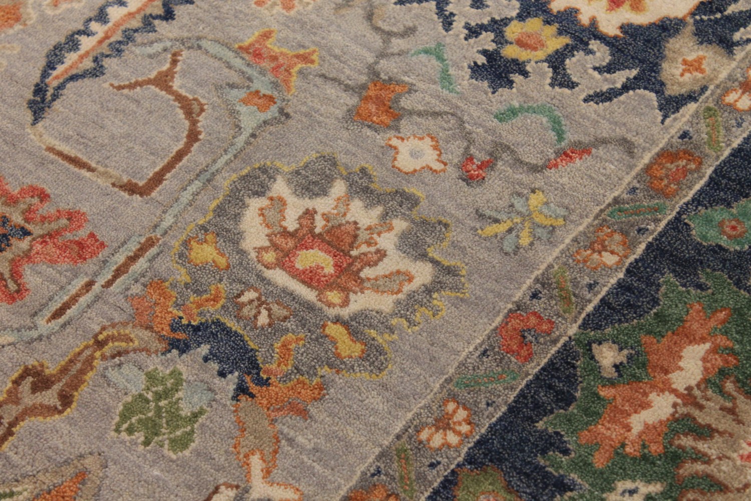 6x9 Oriental Hand Knotted Wool Area Rug - MR027363