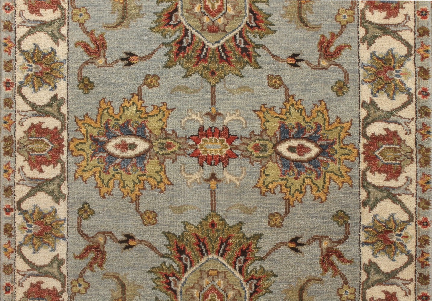 8 ft. Runner Oriental Hand Knotted Wool Area Rug - MR027370