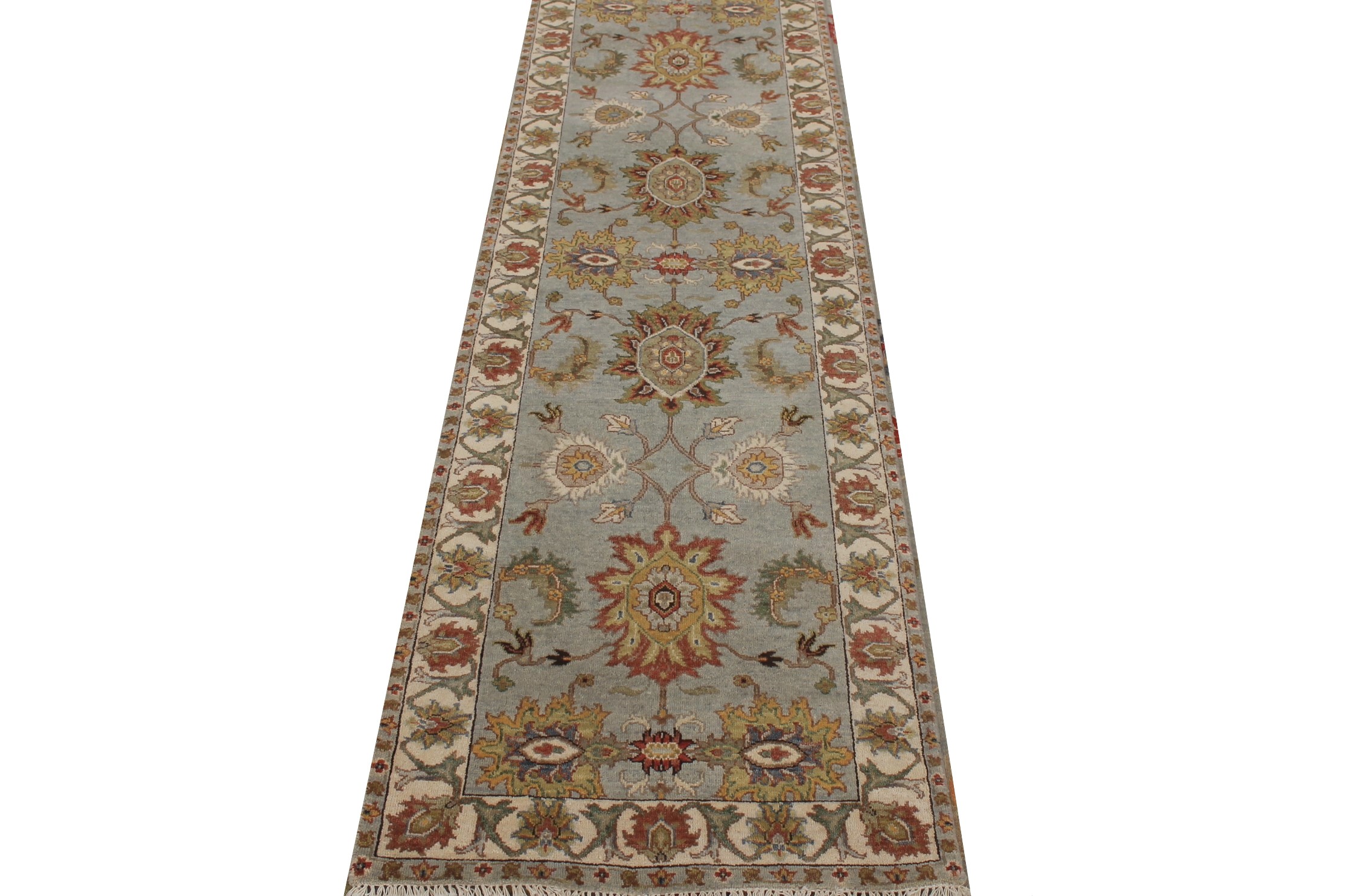 8 ft. Runner Oriental Hand Knotted Wool Area Rug - MR027370