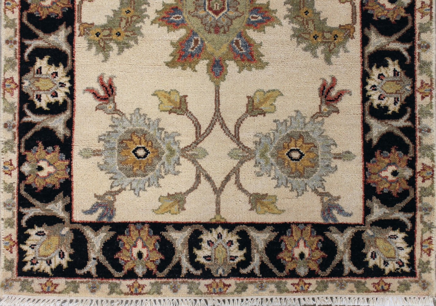 12 ft. Runner Oriental Hand Knotted Wool Area Rug - MR027389