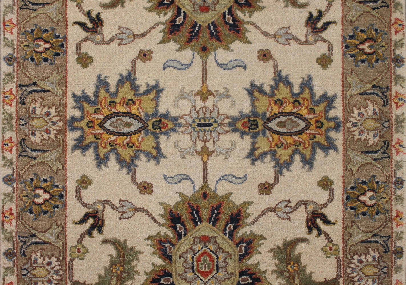 8 ft. Runner Oriental Hand Knotted Wool Area Rug - MR027396