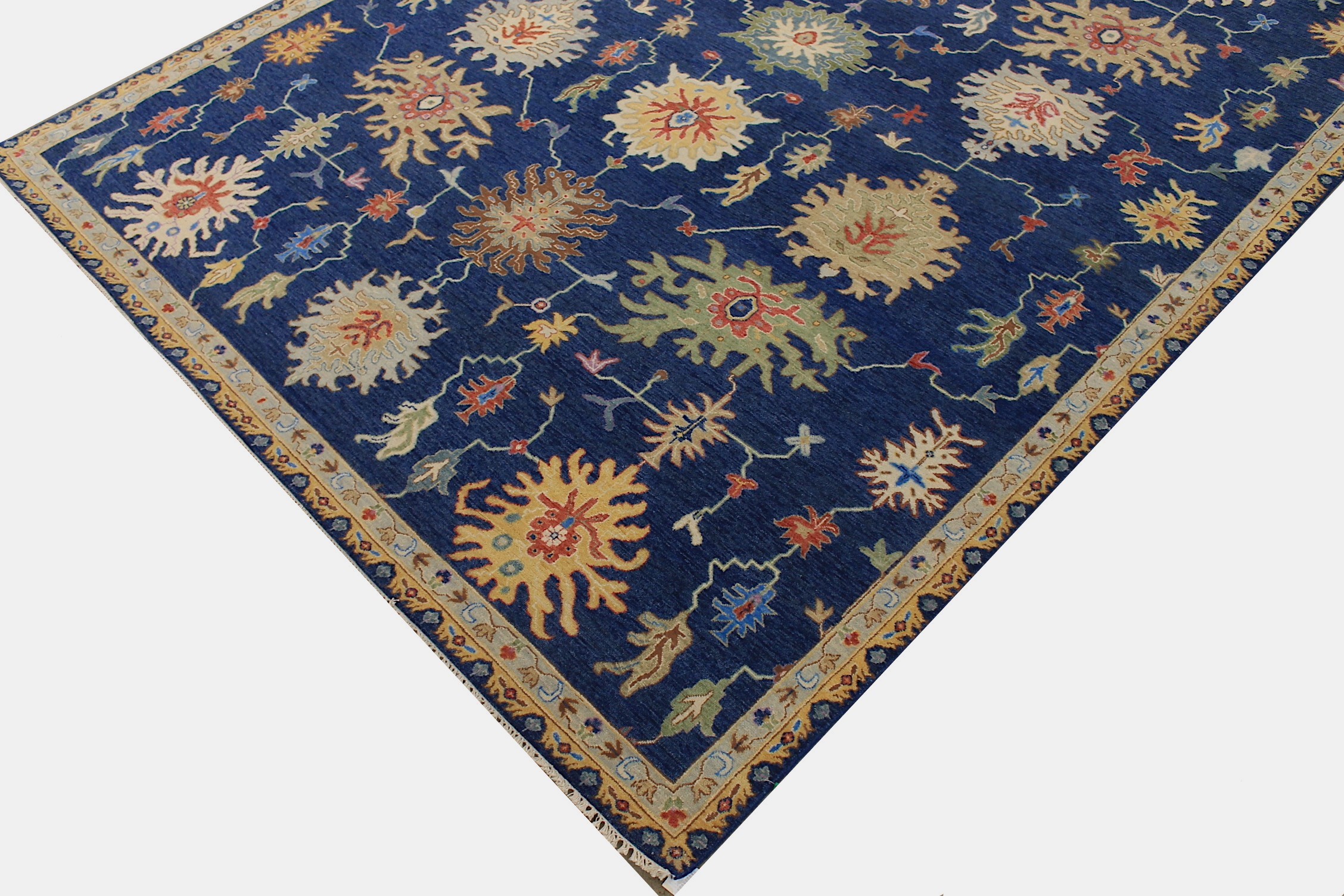 8x10 Oriental Hand Knotted Wool Area Rug - MR027398