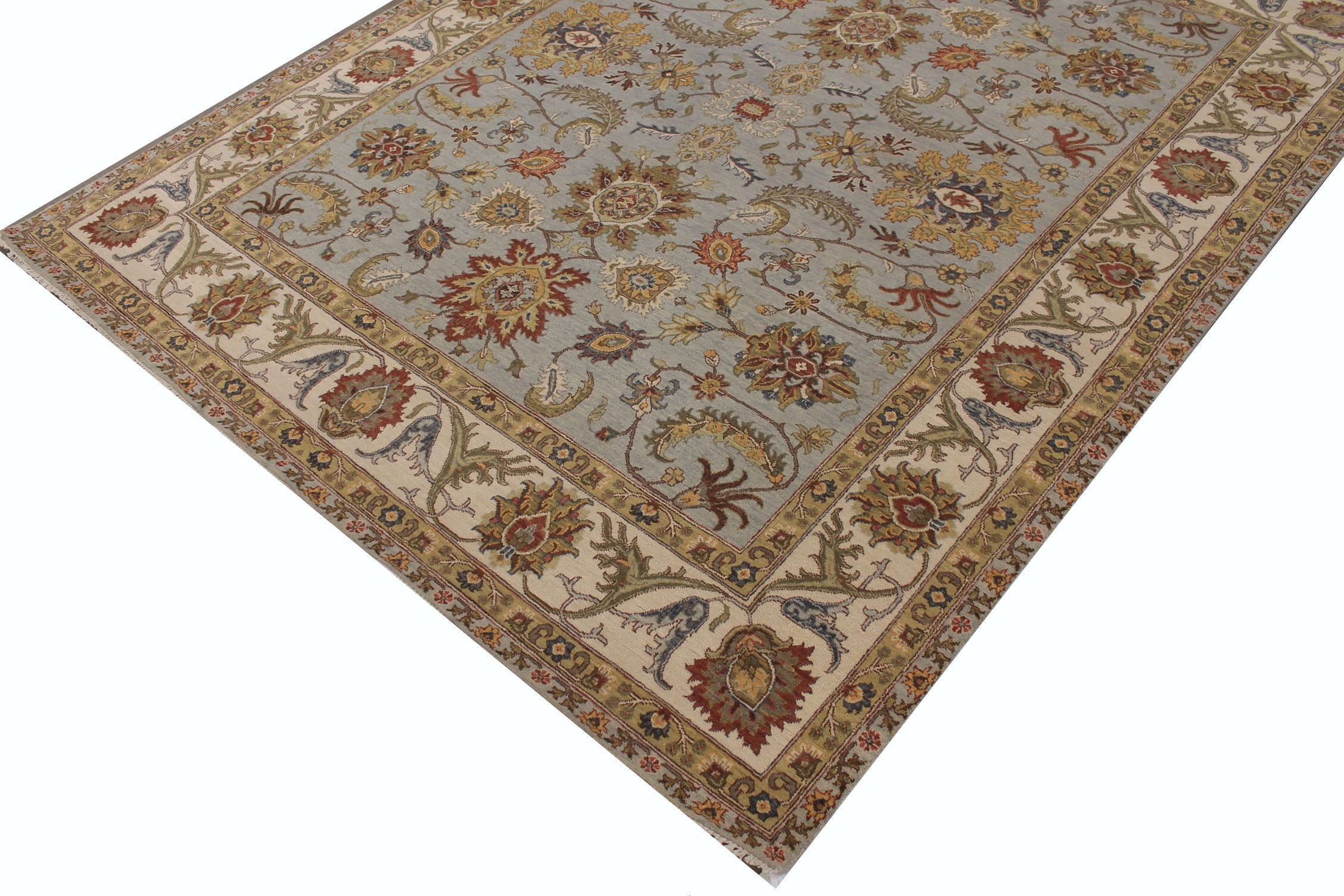 8x10 Oriental Hand Knotted Wool Area Rug - MR027404