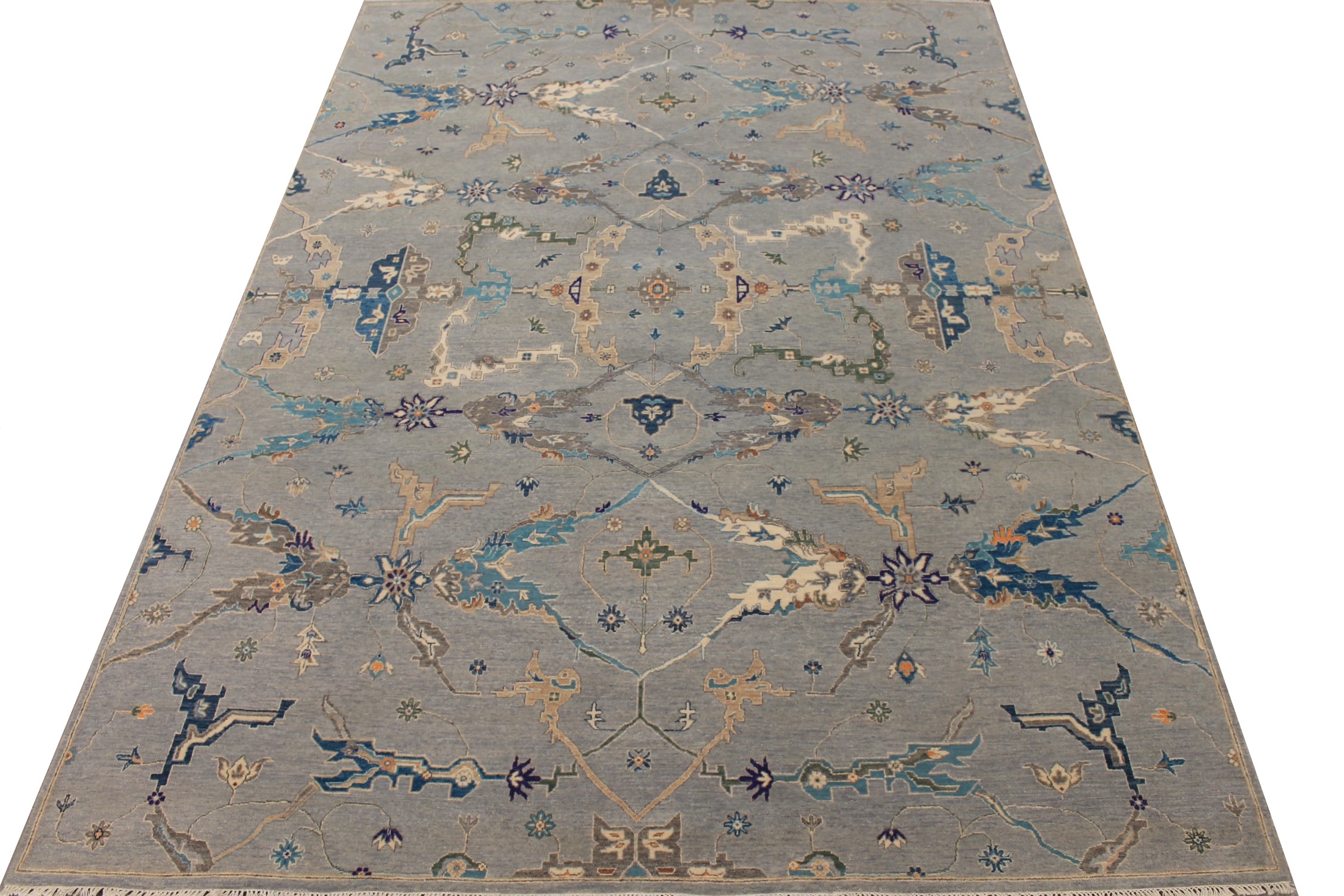 9x12 Oriental Hand Knotted Wool Area Rug - MR027407