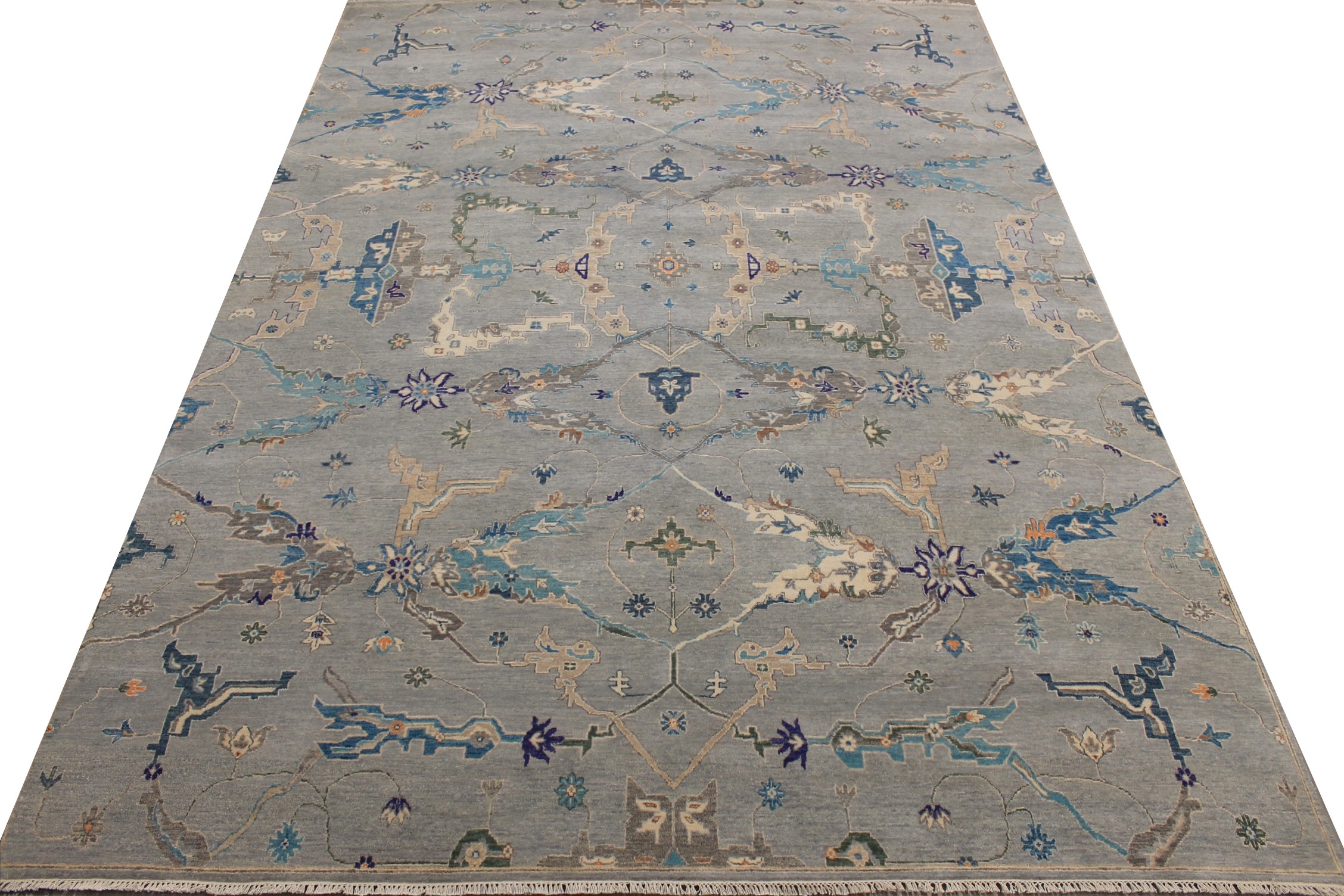 9x12 Oriental Hand Knotted Wool Area Rug - MR027407