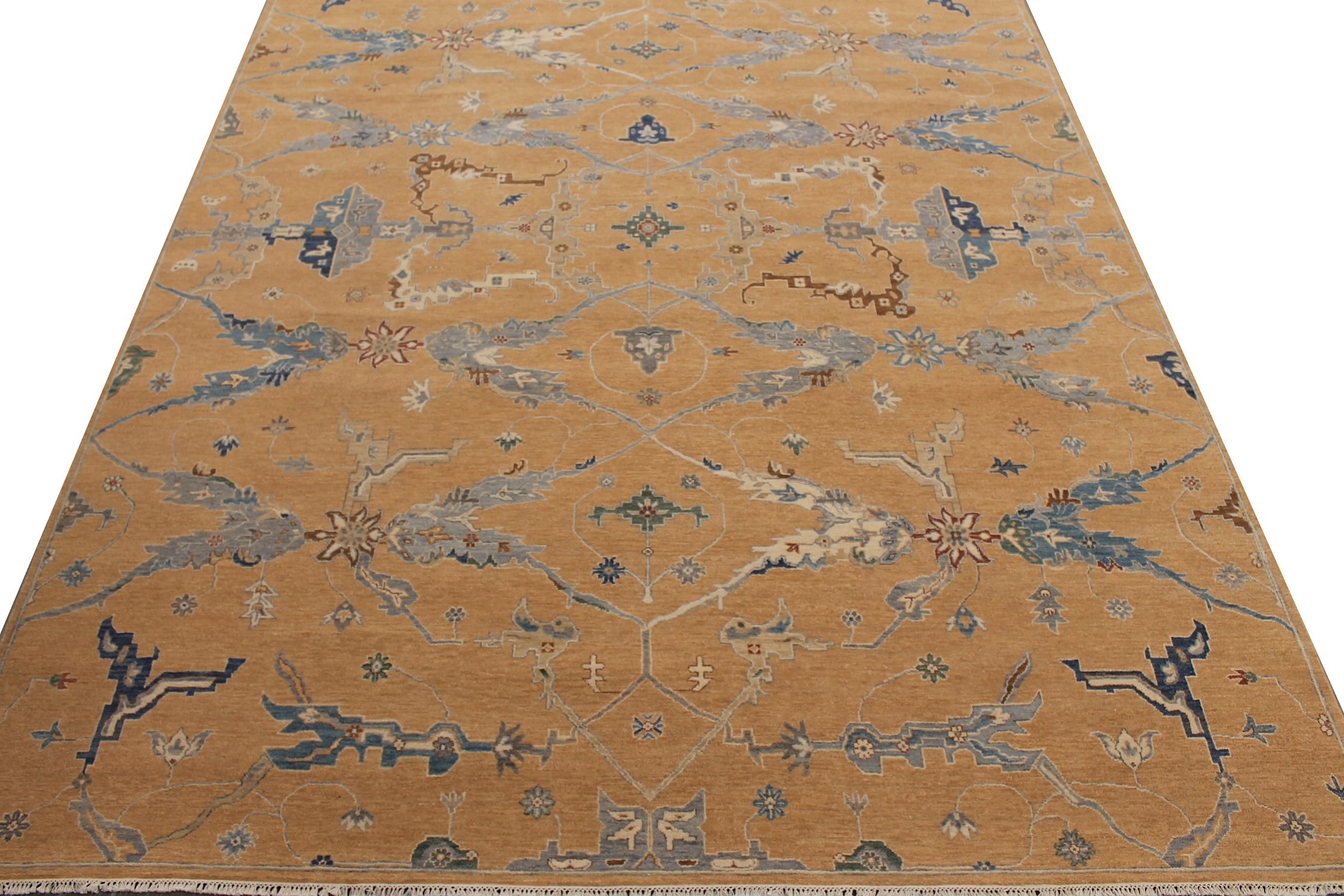 9x12 Oriental Hand Knotted Wool Area Rug - MR027408