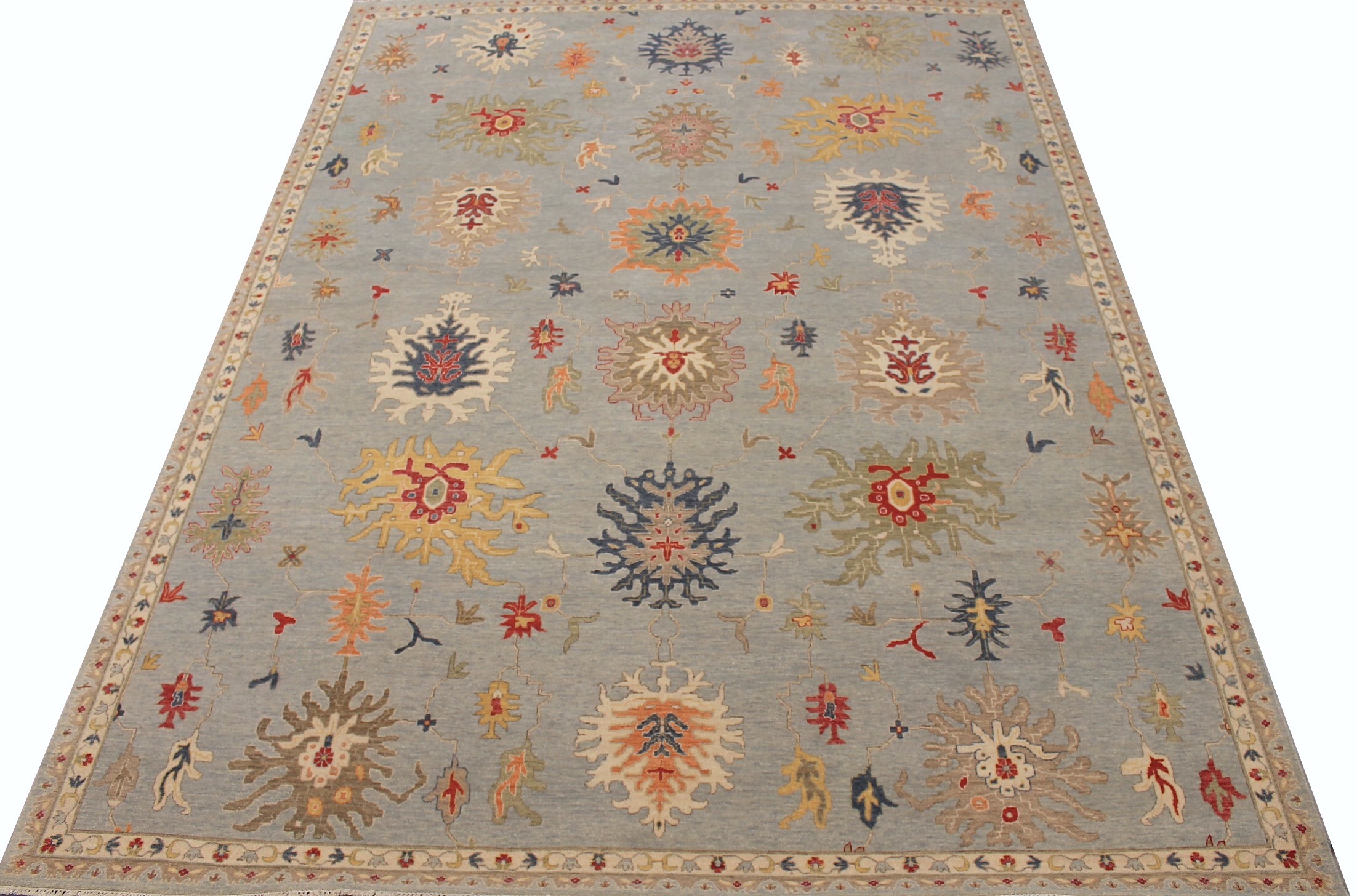 9x12 Oriental Hand Knotted Wool Area Rug - MR027409