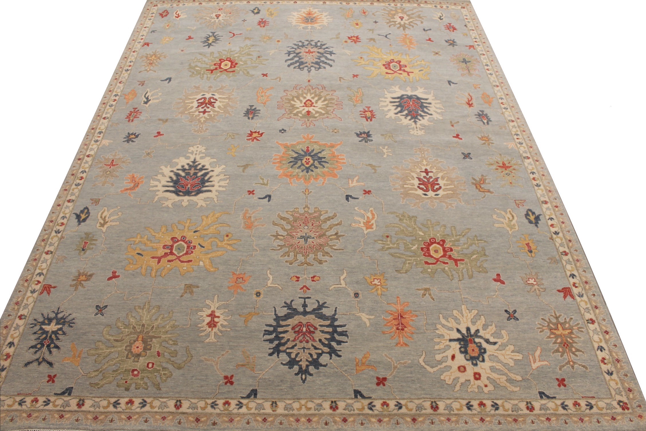 9x12 Oriental Hand Knotted Wool Area Rug - MR027409