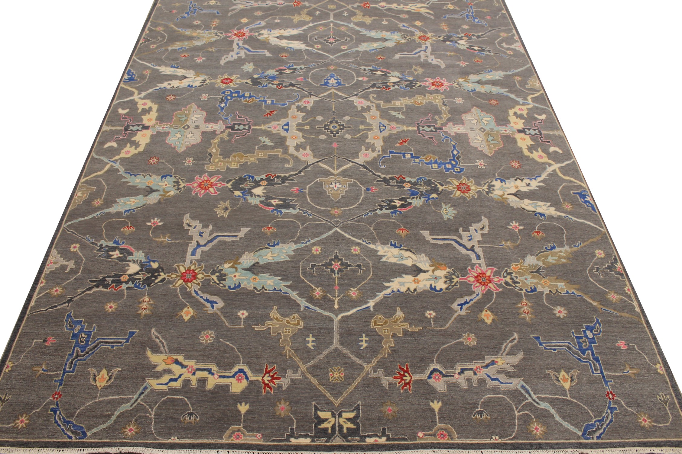 9x12 Oriental Hand Knotted Wool Area Rug - MR027414