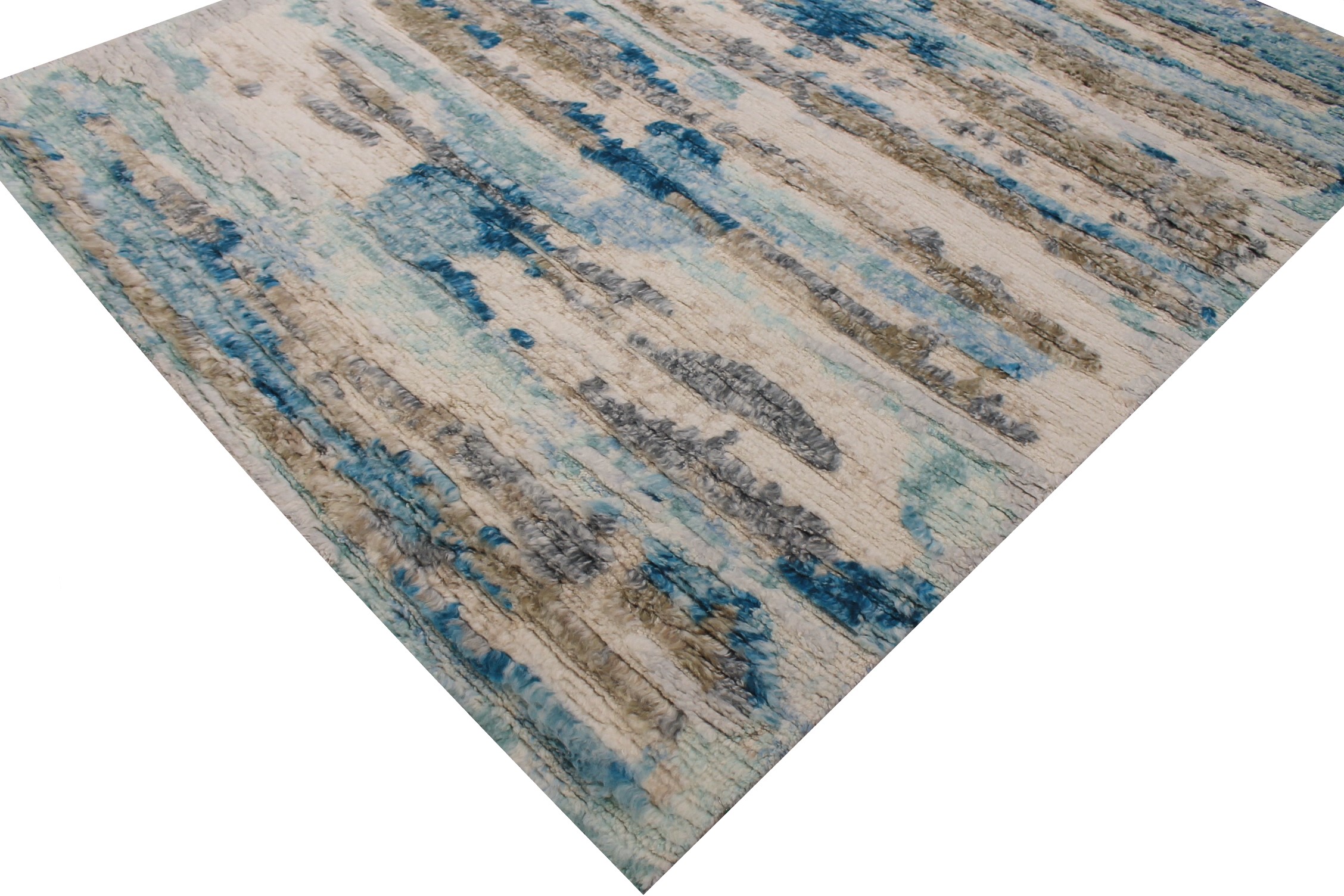 8x10 Casual Hand Knotted Wool Area Rug - MR027427