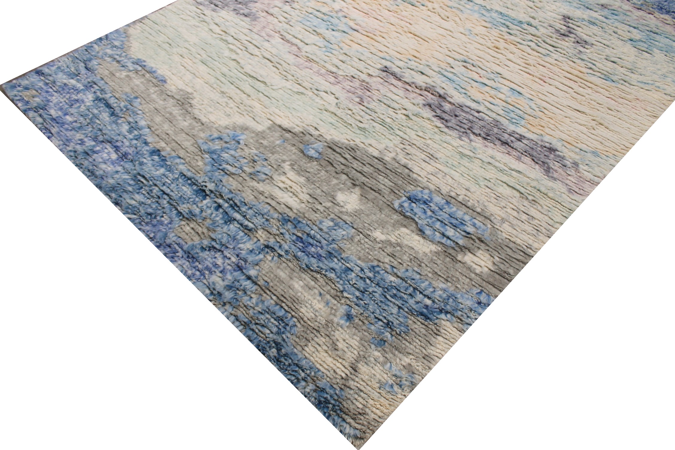 8x10 Casual Hand Knotted Wool Area Rug - MR027428