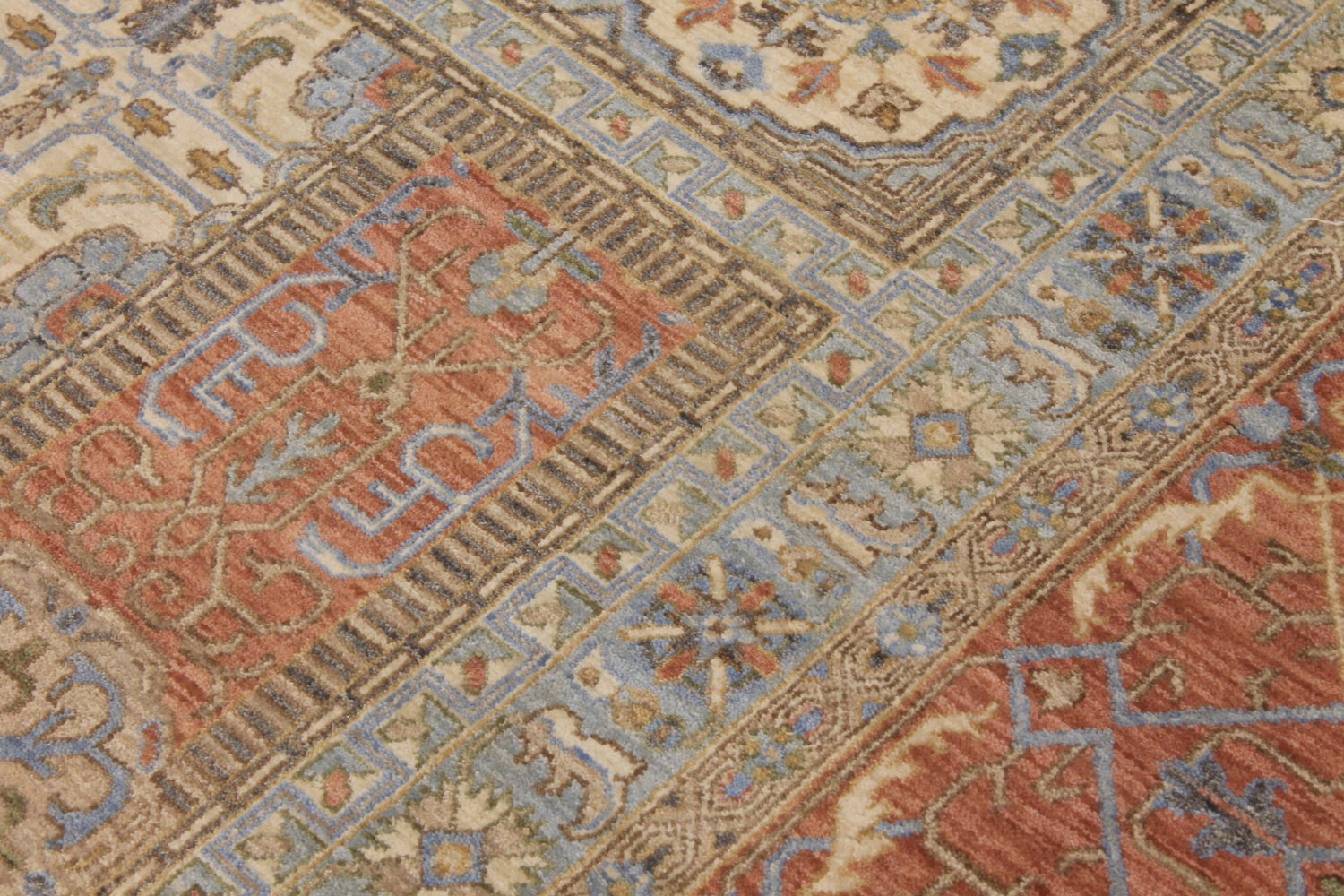 8x10 Heriz/Serapi Hand Knotted Wool Area Rug - MR027438