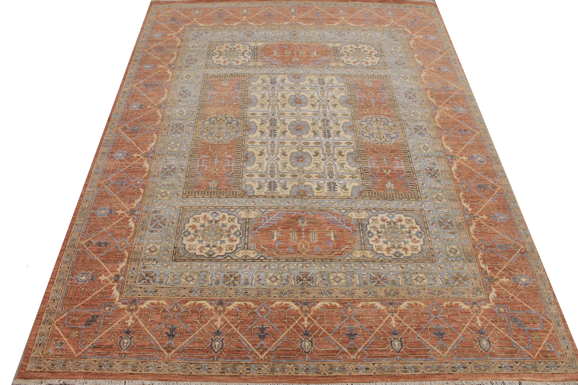 8x10 Heriz/Serapi Hand Knotted Wool Area Rug - MR027438