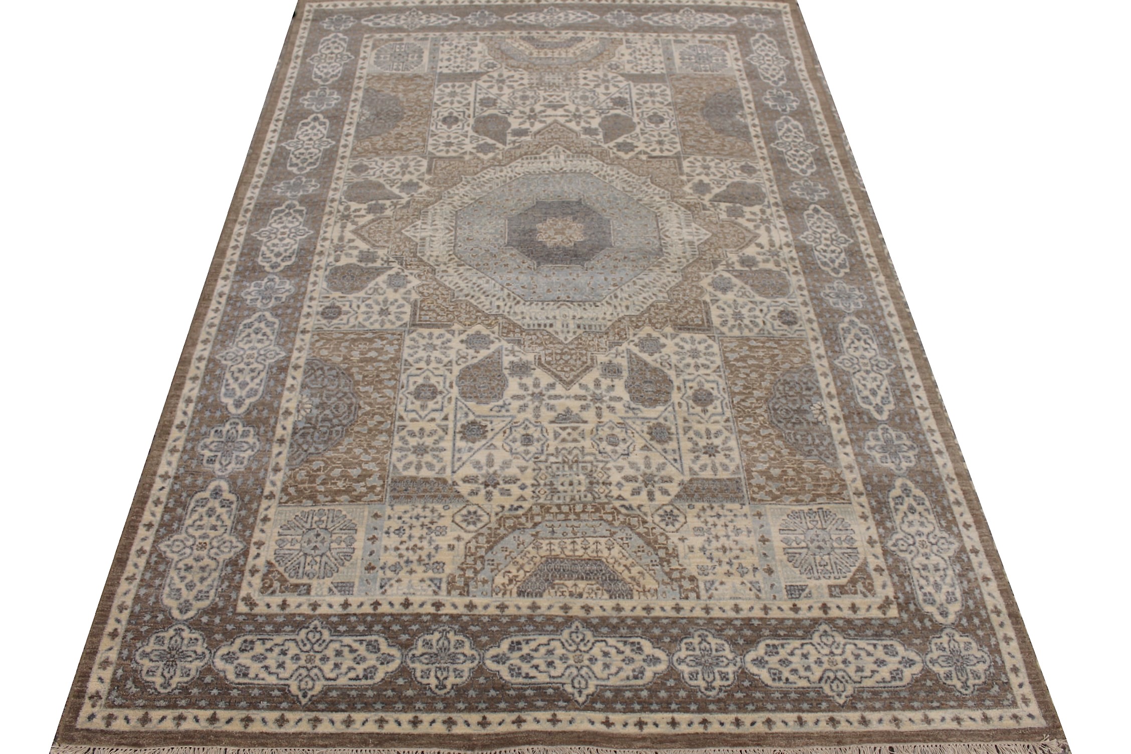 6x9 Heriz/Serapi Hand Knotted Wool Area Rug - MR027439