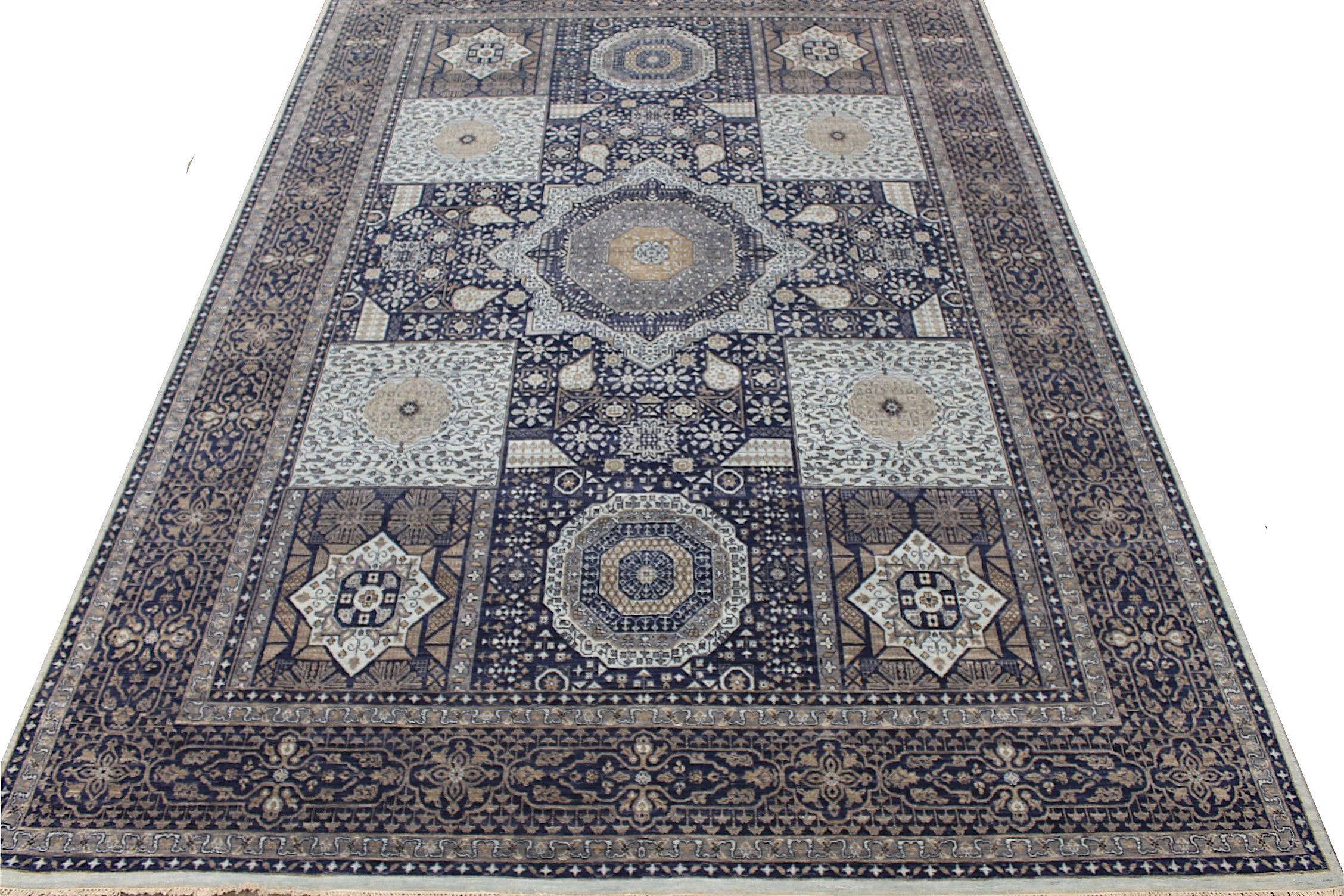 10x14 Heriz/Serapi Hand Knotted Wool Area Rug - MR027440